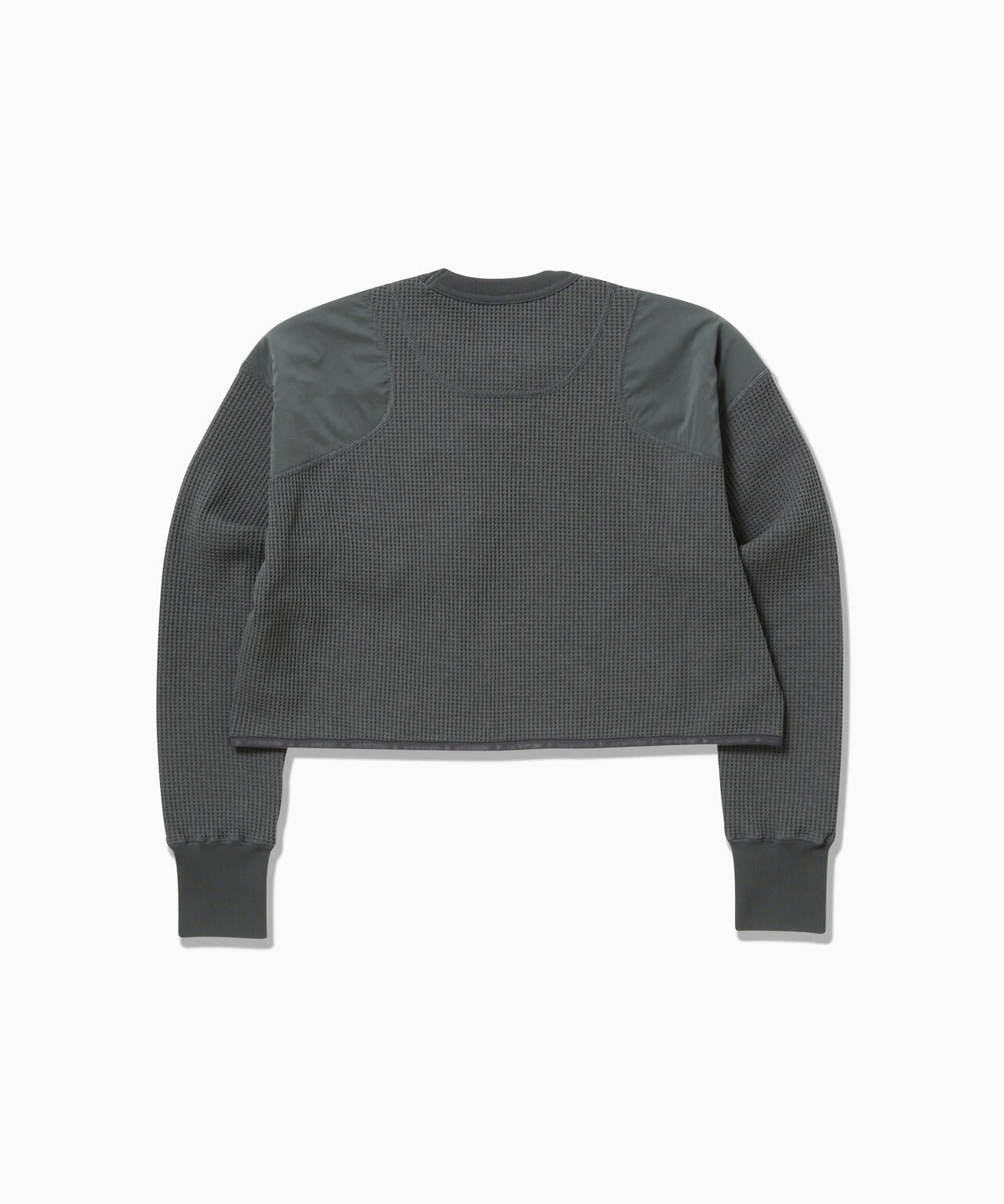 PE waffle short length T (W) | and wander（アンドワンダー