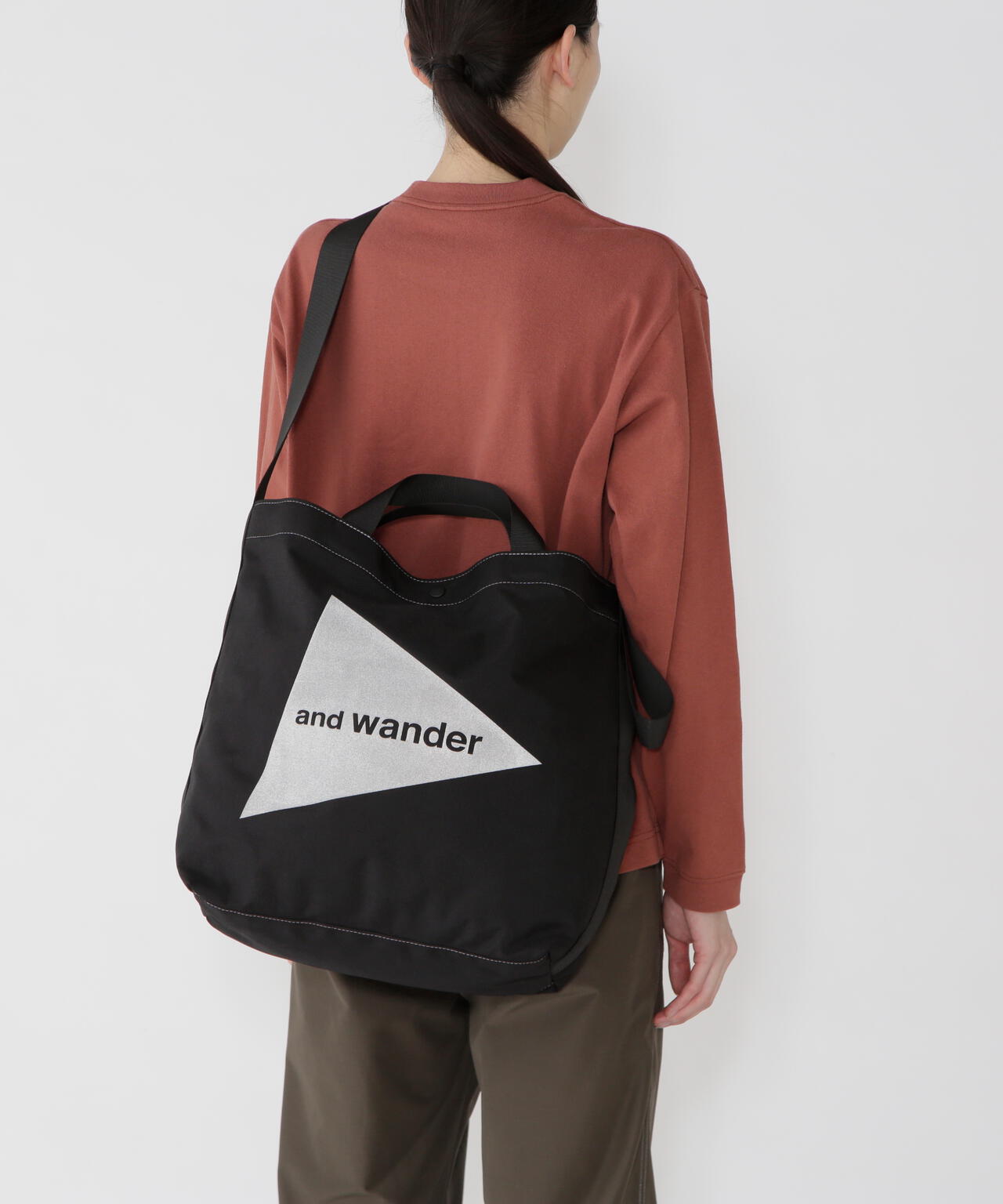 バッグ 5103851038 recycle OX logo tote bag | and wander（アンドワンダー