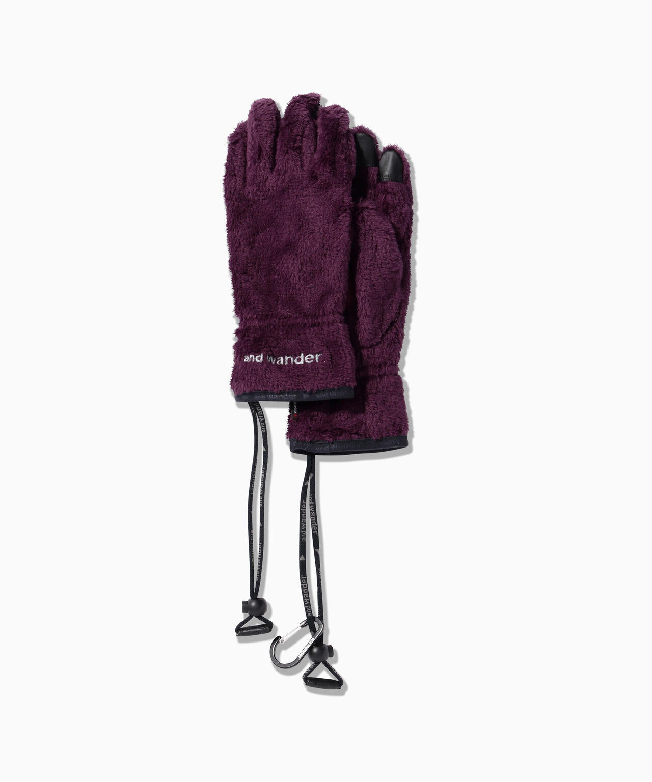 high loft fleece glove | and wander（アンドワンダー） ｜【公式
