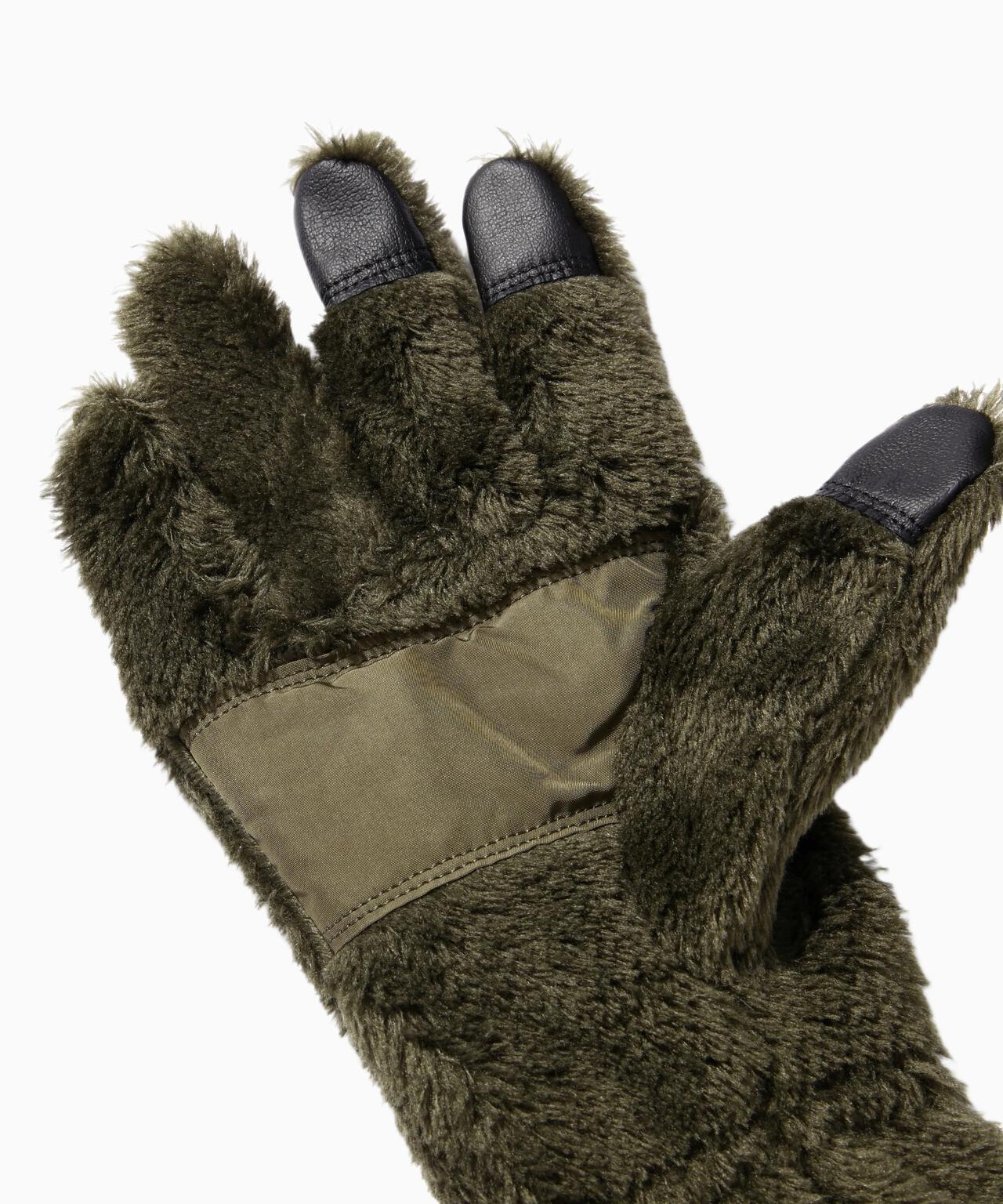 high loft fleece glove | and wander（アンドワンダー） ｜【公式