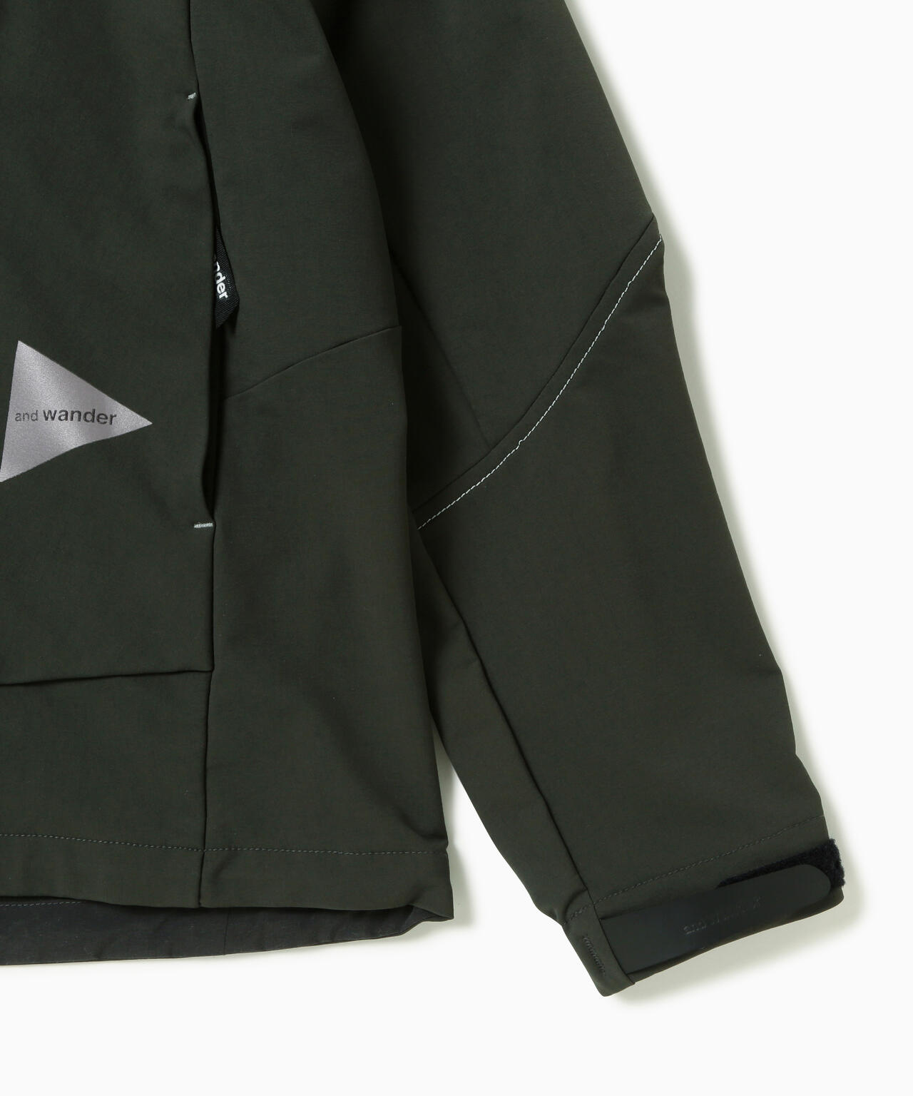 light stretch shell jacket | and wander（アンドワンダー） ｜【公式