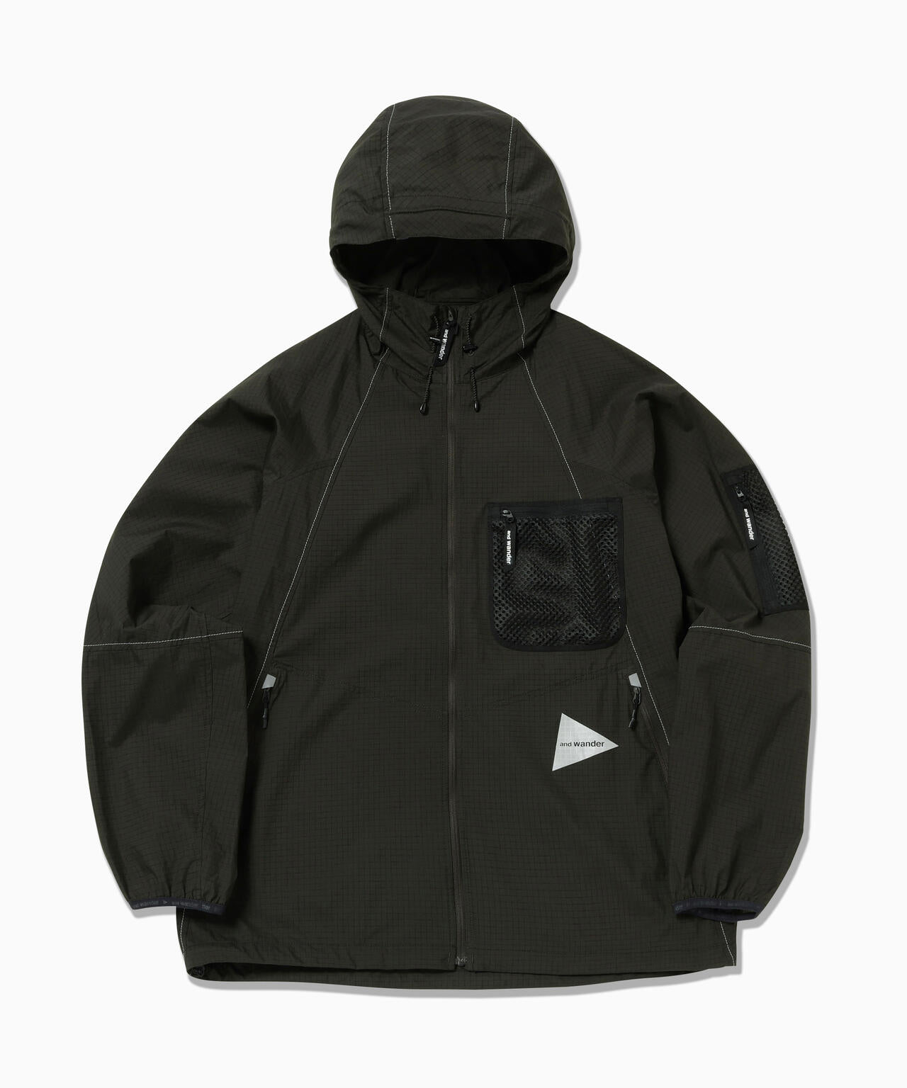 and wander 「breath rip hoodie」M パーカー breath rip hoodie | and wander（アンドワンダー） ｜【公式】通販mix
