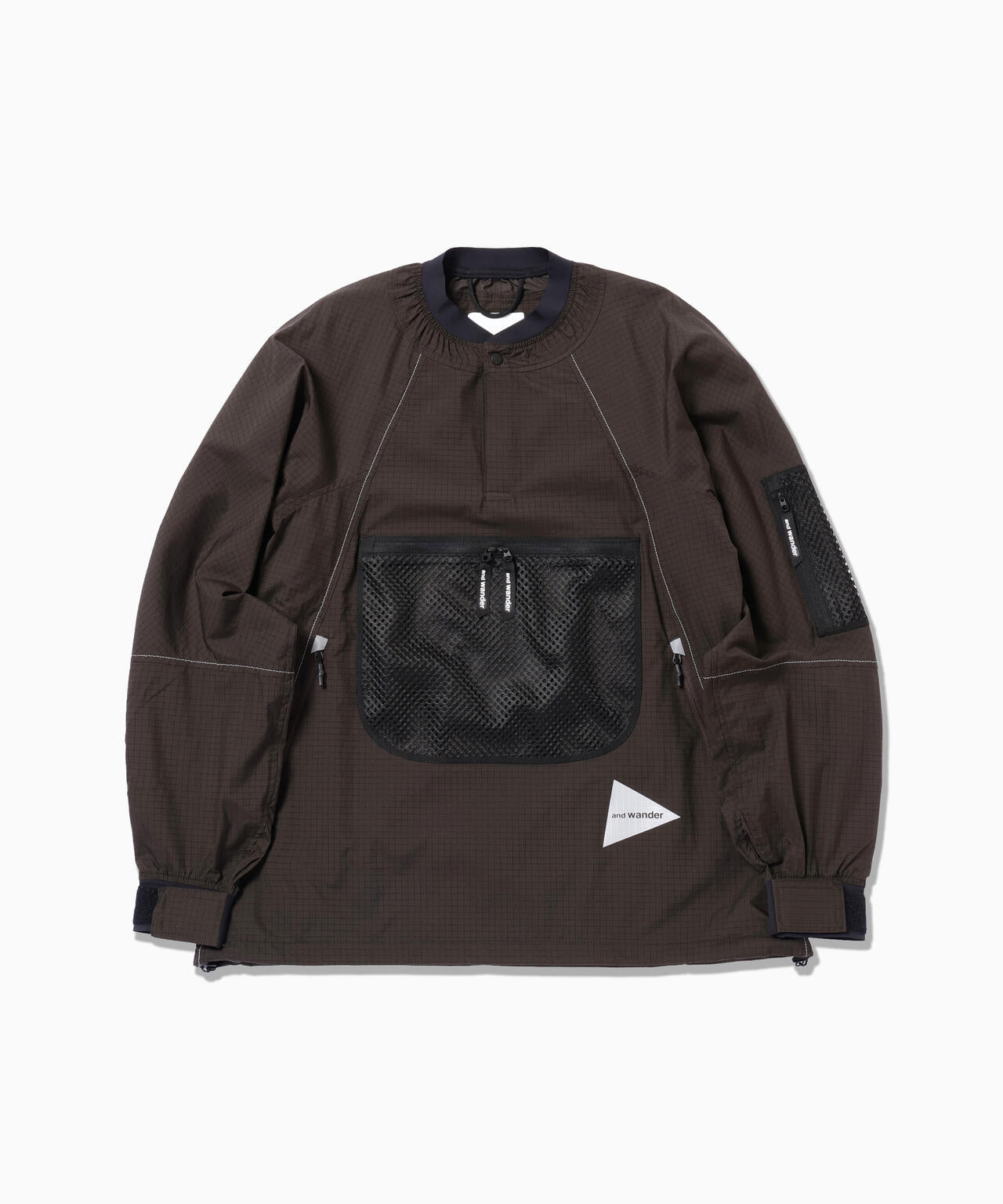 【試着のみ/美品】and wonder covered rip pullover breath rip pullover jacket | and wander（アンドワンダー） ｜【公式