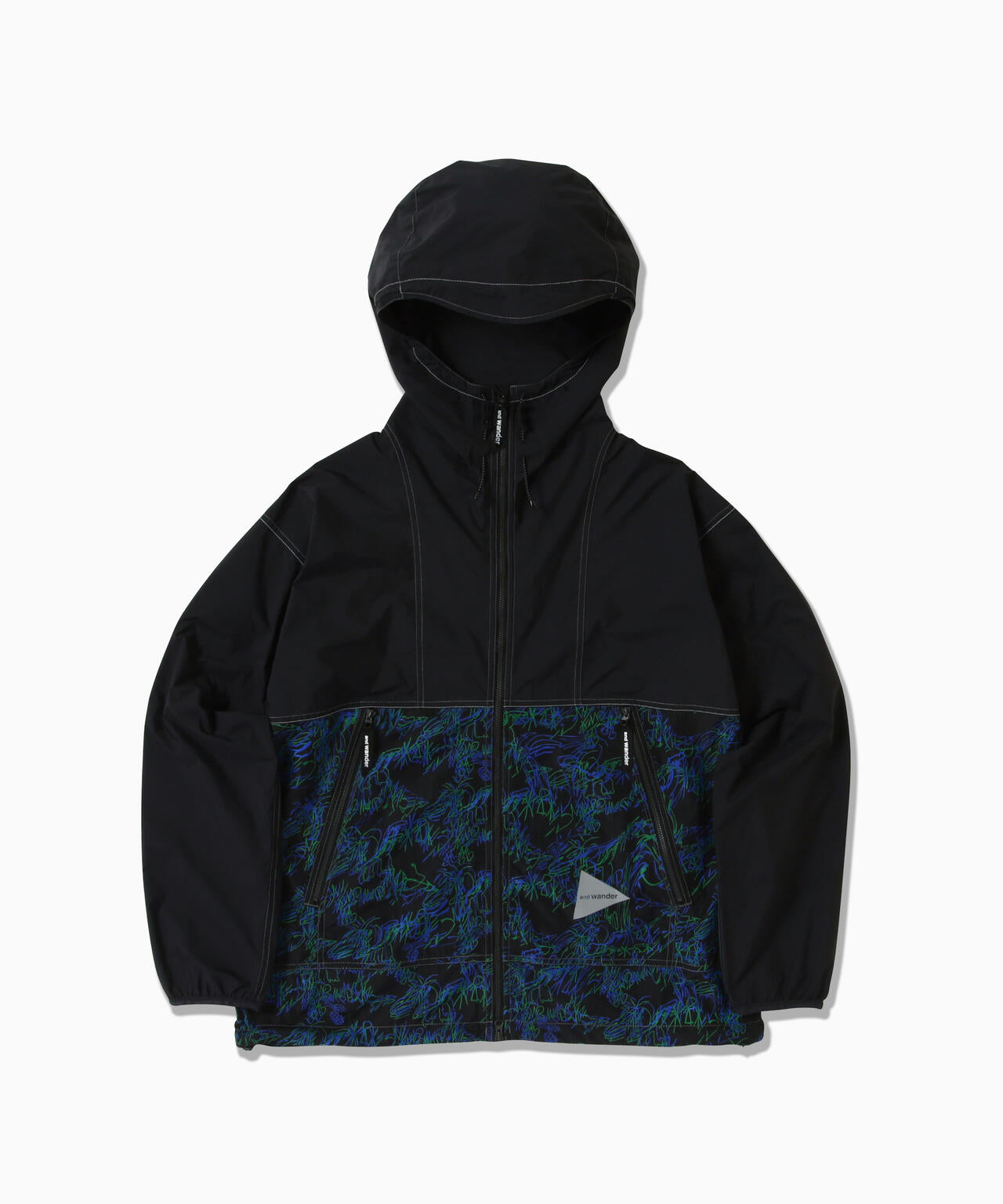 printed wind jacket | and wander（アンドワンダー） ｜【公式】通販