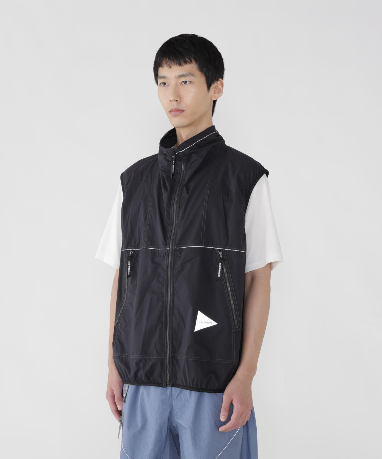 PERTEX wind vest | and wander（アンドワンダー） ｜【公式】通販mix