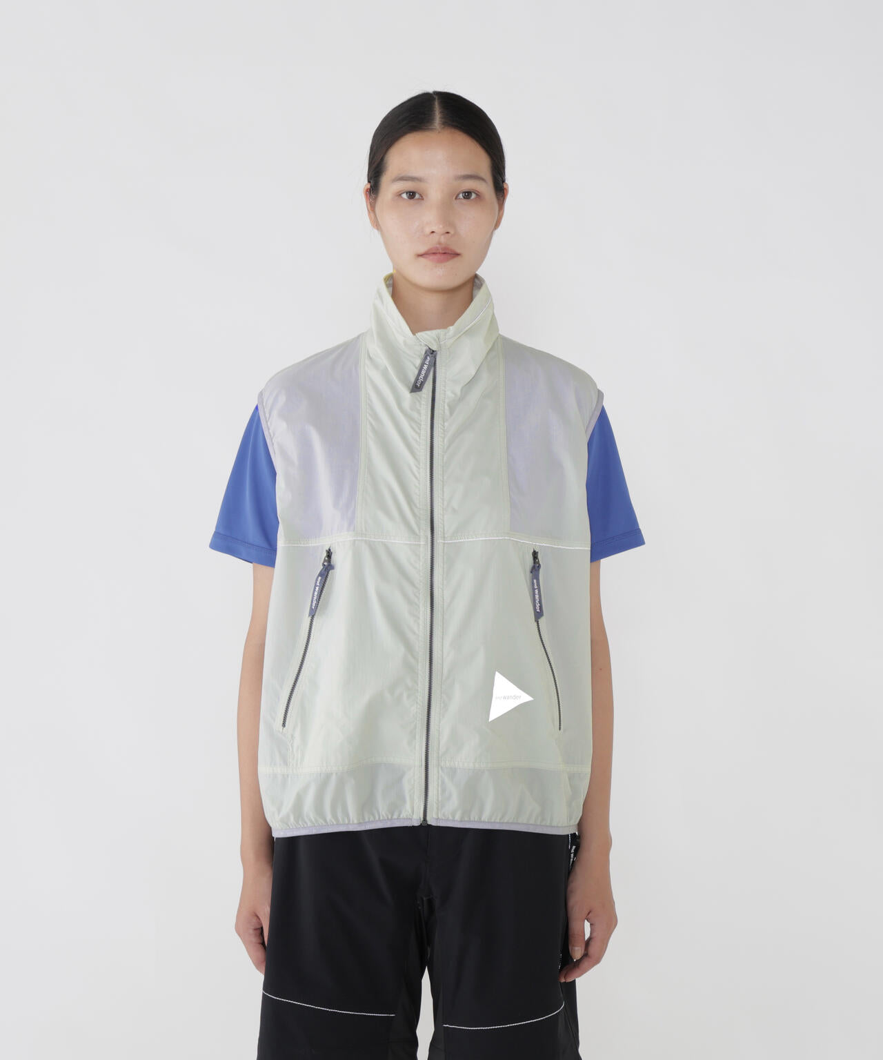 PERTEX wind vest | and wander（アンドワンダー） ｜【公式】通販mix