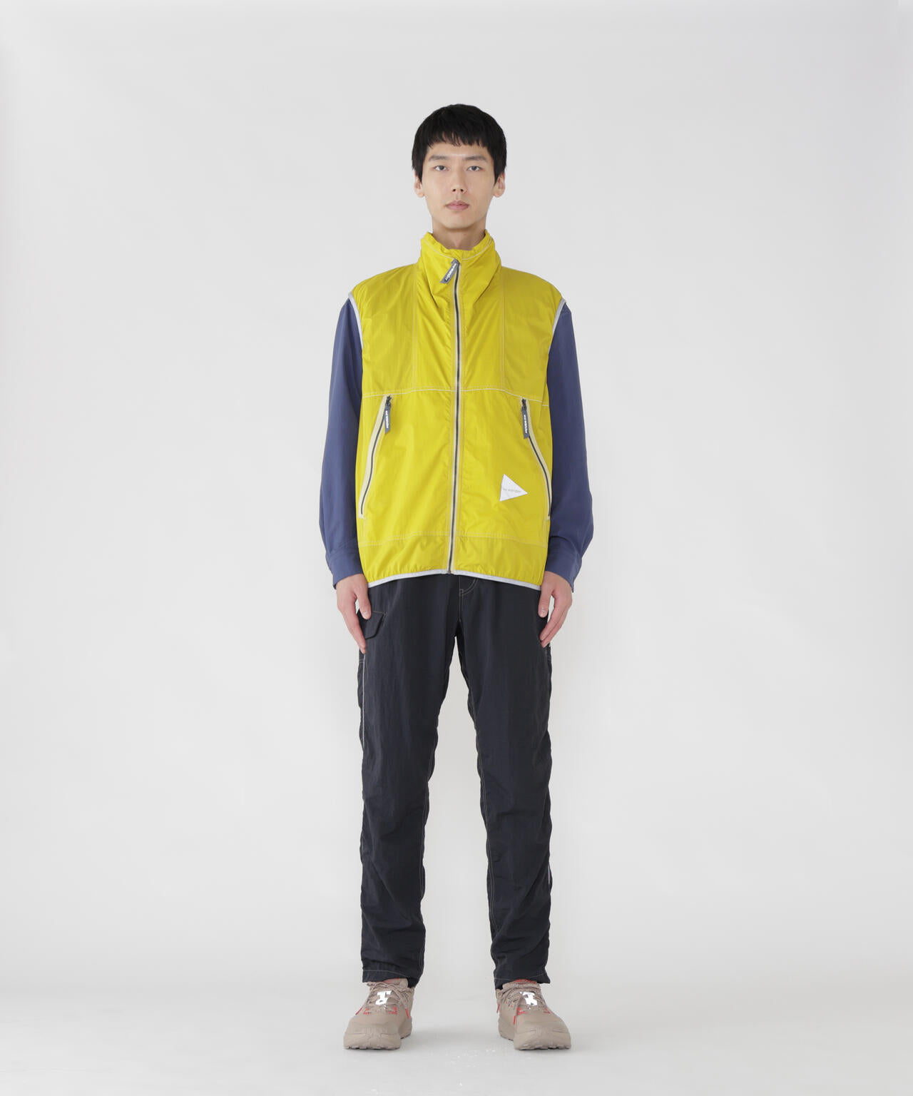 PERTEX wind vest | and wander（アンドワンダー） ｜【公式】通販mix