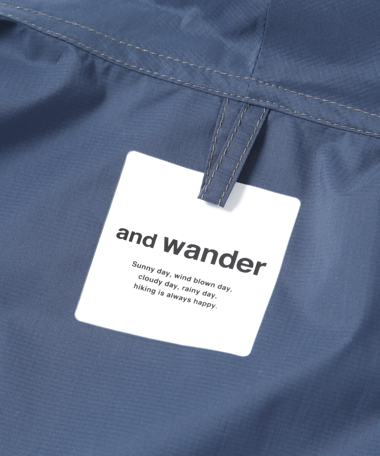 PERTEX wind vest | and wander（アンドワンダー） ｜【公式】通販mix