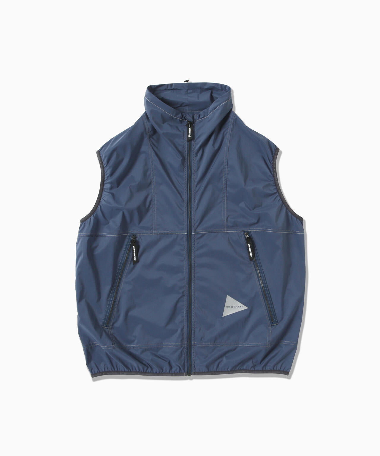 PERTEX wind vest | and wander（アンドワンダー） ｜【公式】通販mix