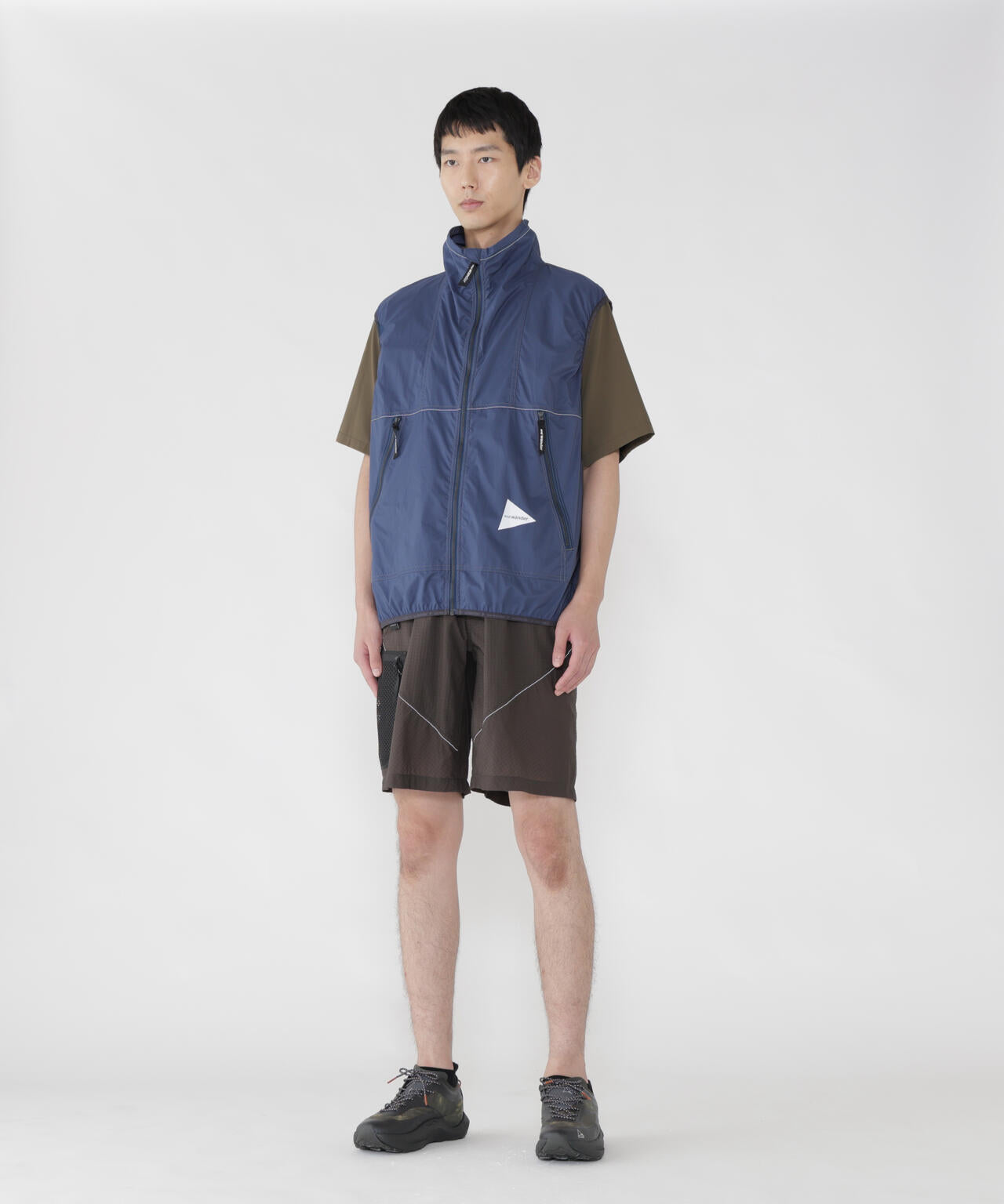 PERTEX wind vest | and wander（アンドワンダー） ｜【公式】通販mix
