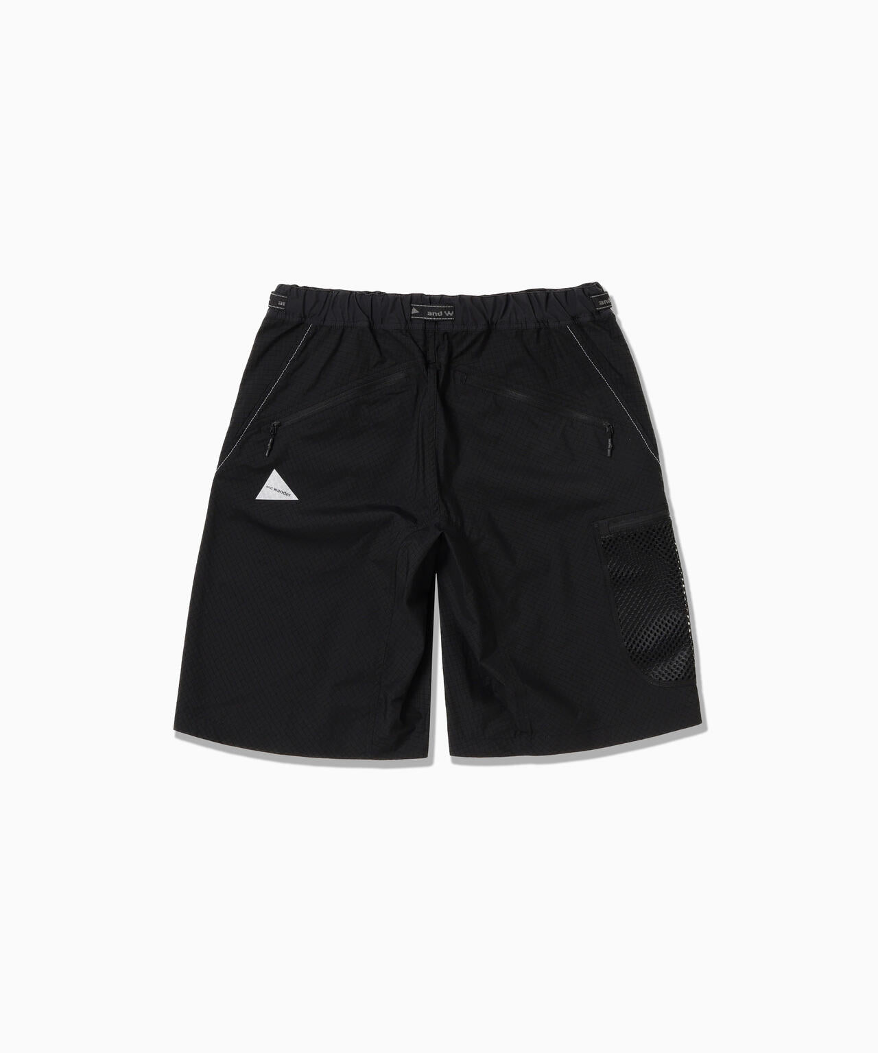 BREATH ブラック ショートパンツ breath rip short pants | and wander（アンドワンダー） ｜【公式