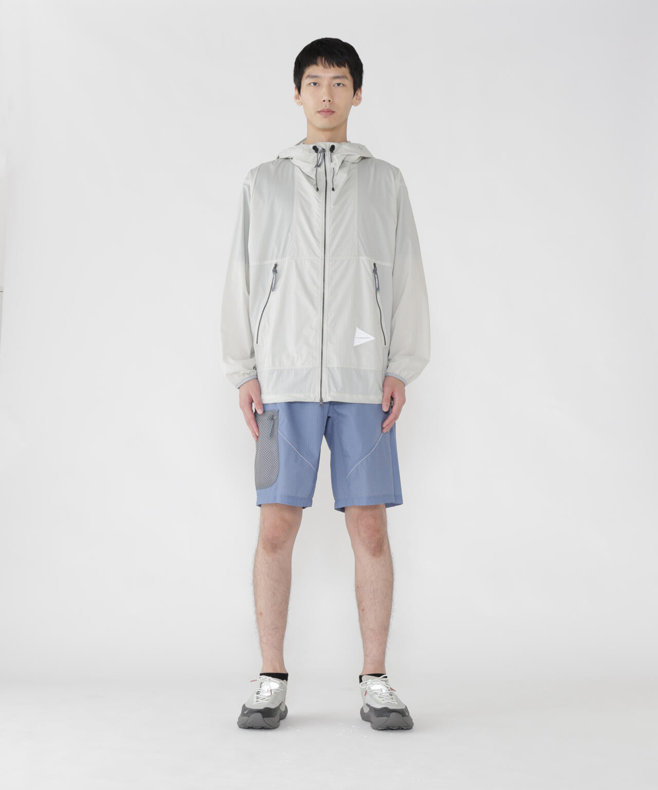 breath rip short pants | and wander（アンドワンダー） ｜【公式