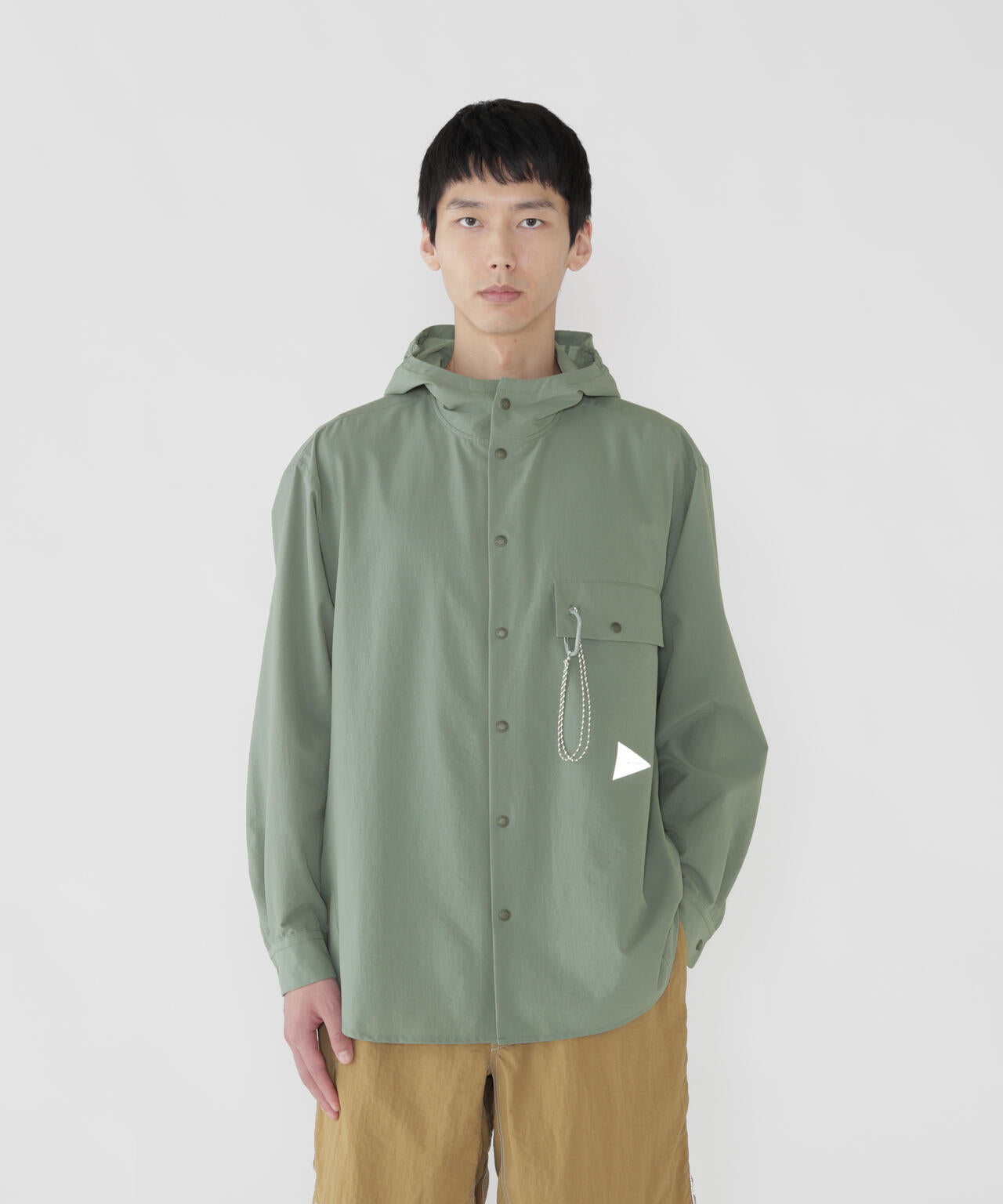 breathable hoodie | ストレッチ ドライ テックフーディ | and wander