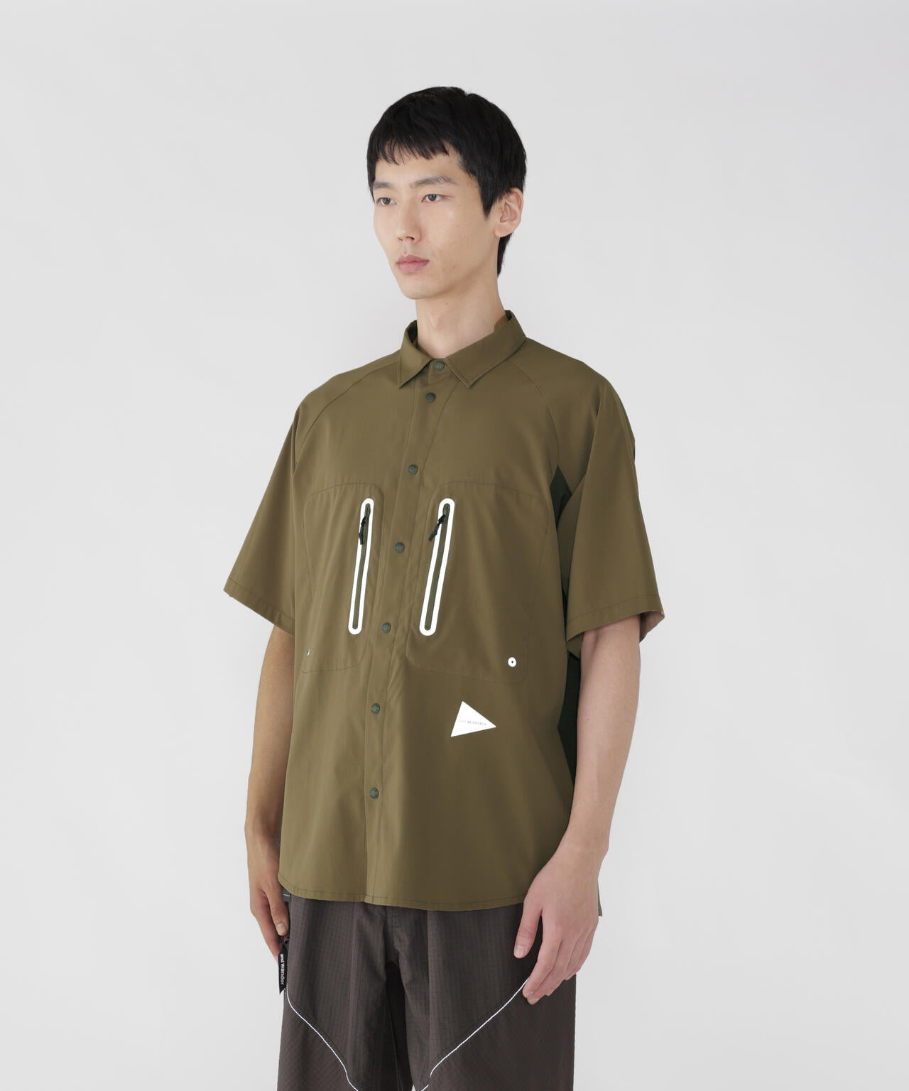 tech SS shirt | and wander（アンドワンダー） ｜【公式】通販mix
