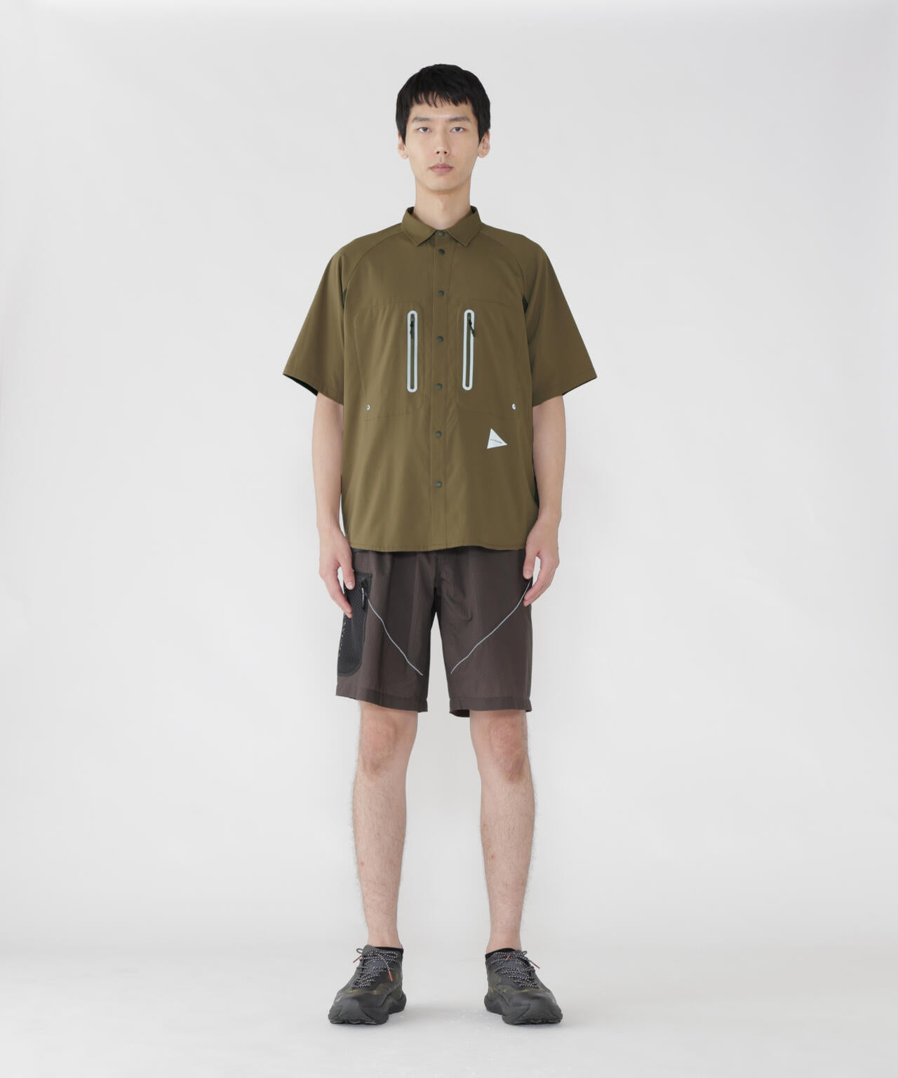 tech SS shirt | and wander（アンドワンダー） ｜【公式】通販mix