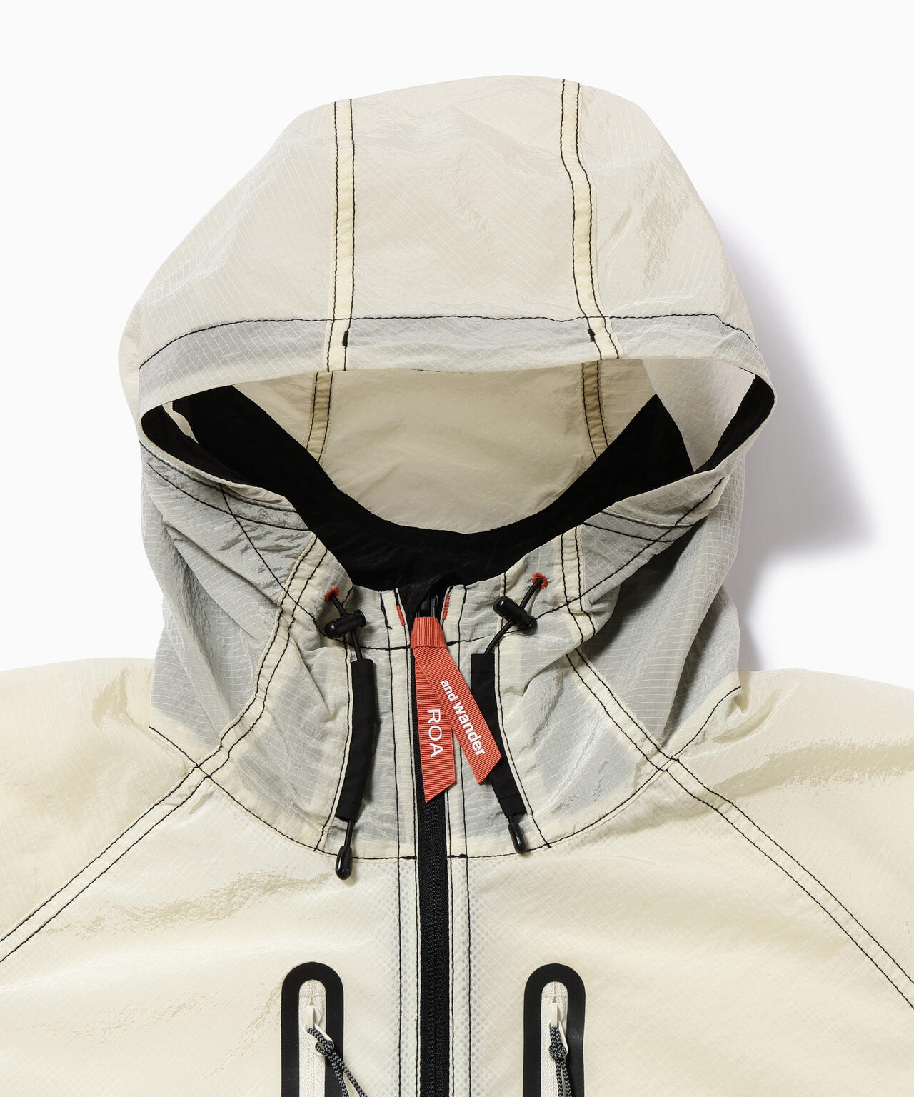 ROA × and wander  ripstop wind jacket  