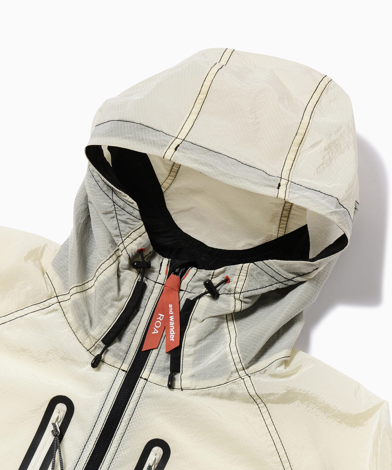 ROA × and wander ripstop wind jacket | and wander（アンドワンダー