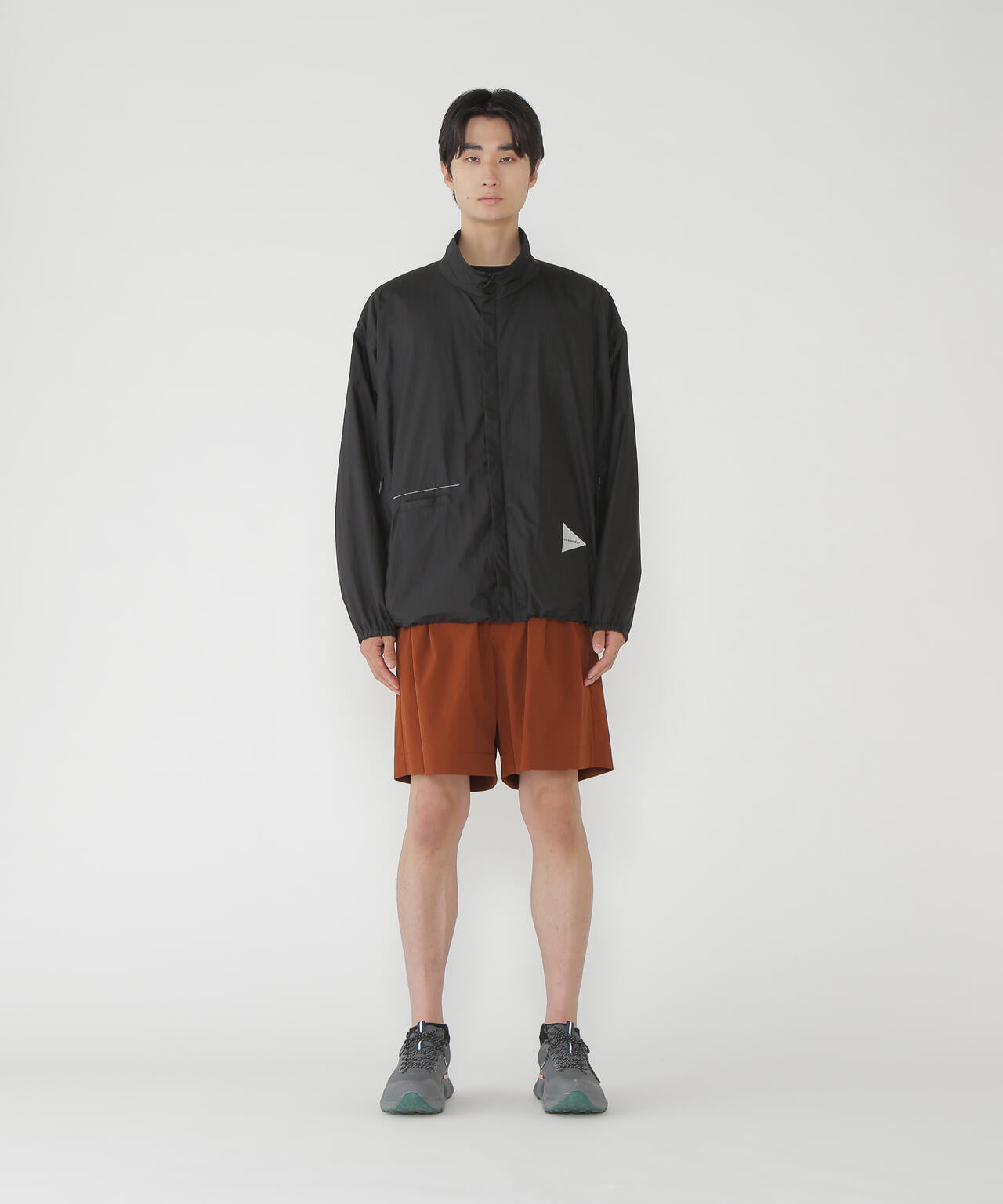 UV cut stretch short pants (M) | and wander（アンドワンダー
