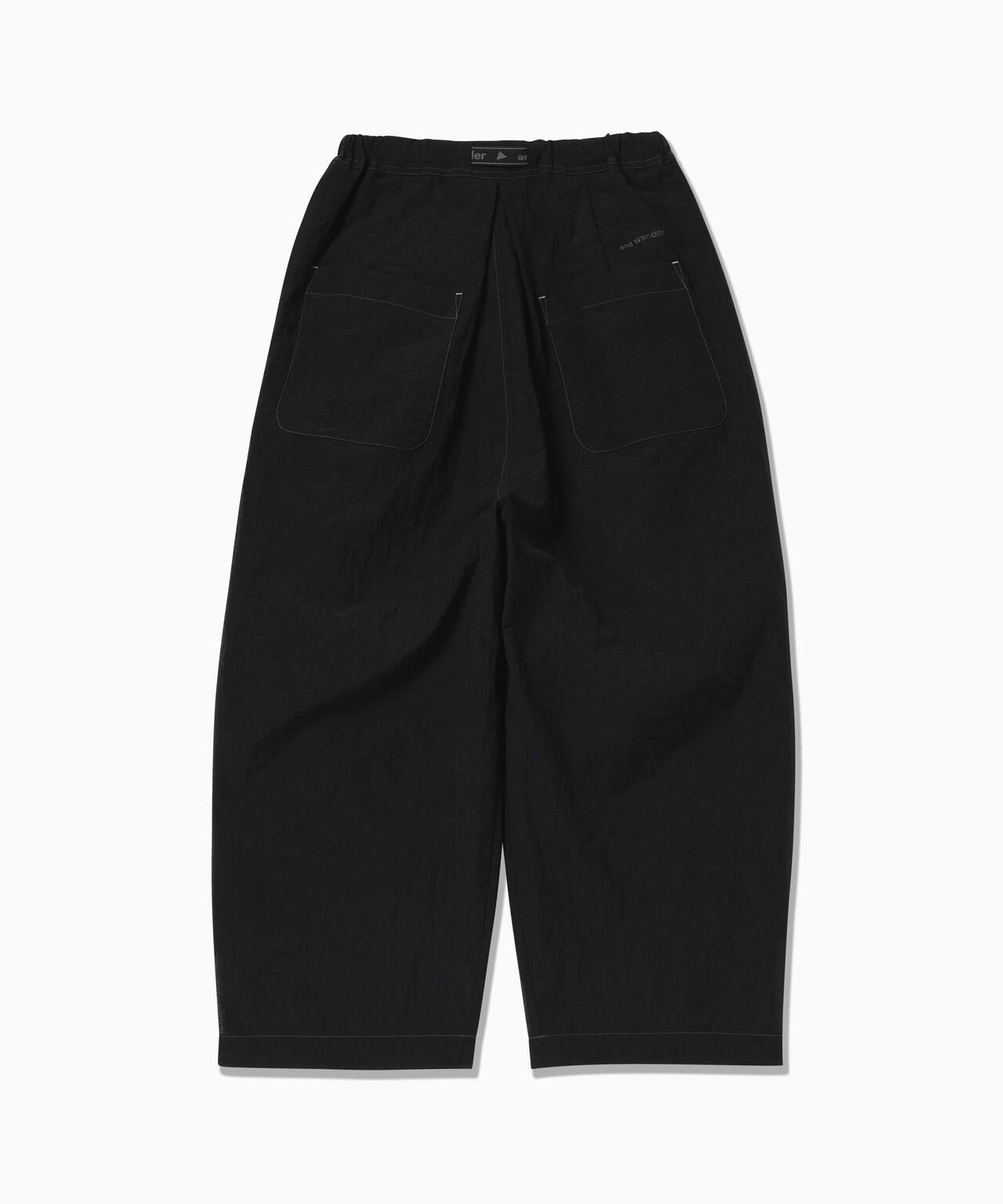 sheer ripstop sarouel pants (W) | and wander（アンドワンダー