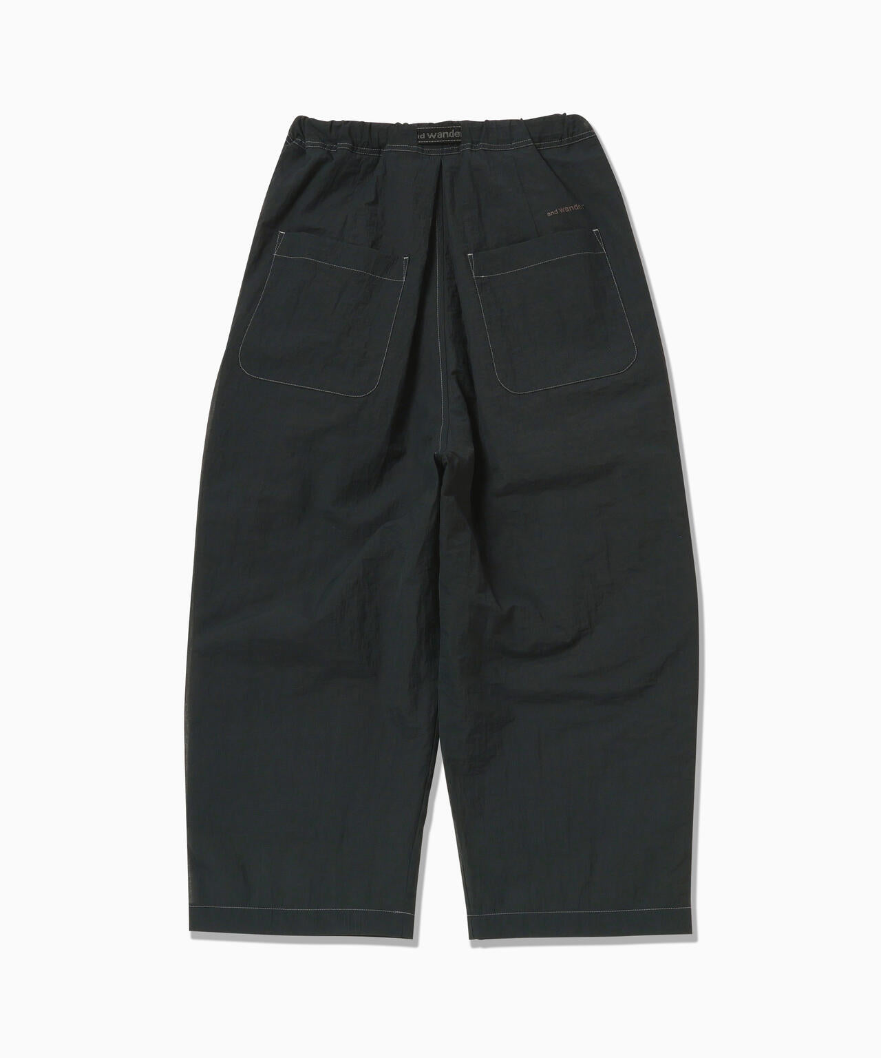 sheer ripstop sarouel pants (W) | and wander（アンドワンダー