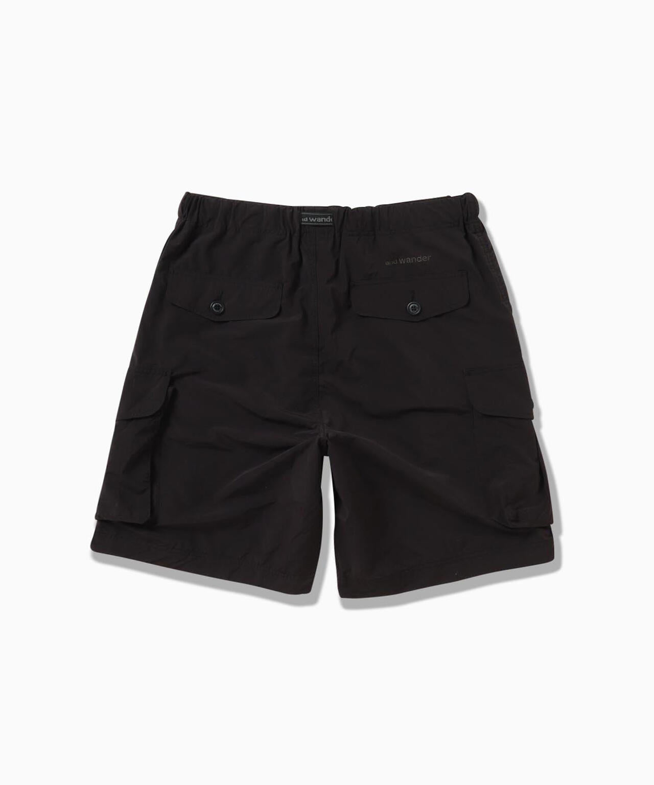 oversized cargo short pants (M) | and wander（アンドワンダー