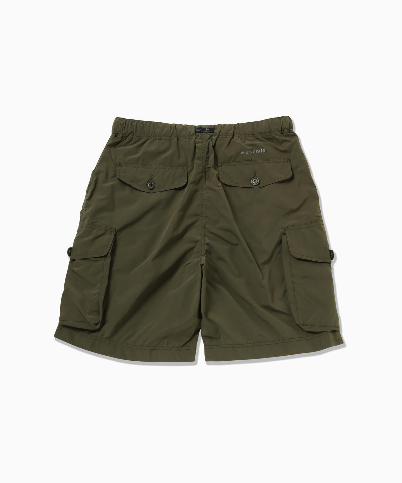 oversized cargo short pants (M) | and wander（アンドワンダー