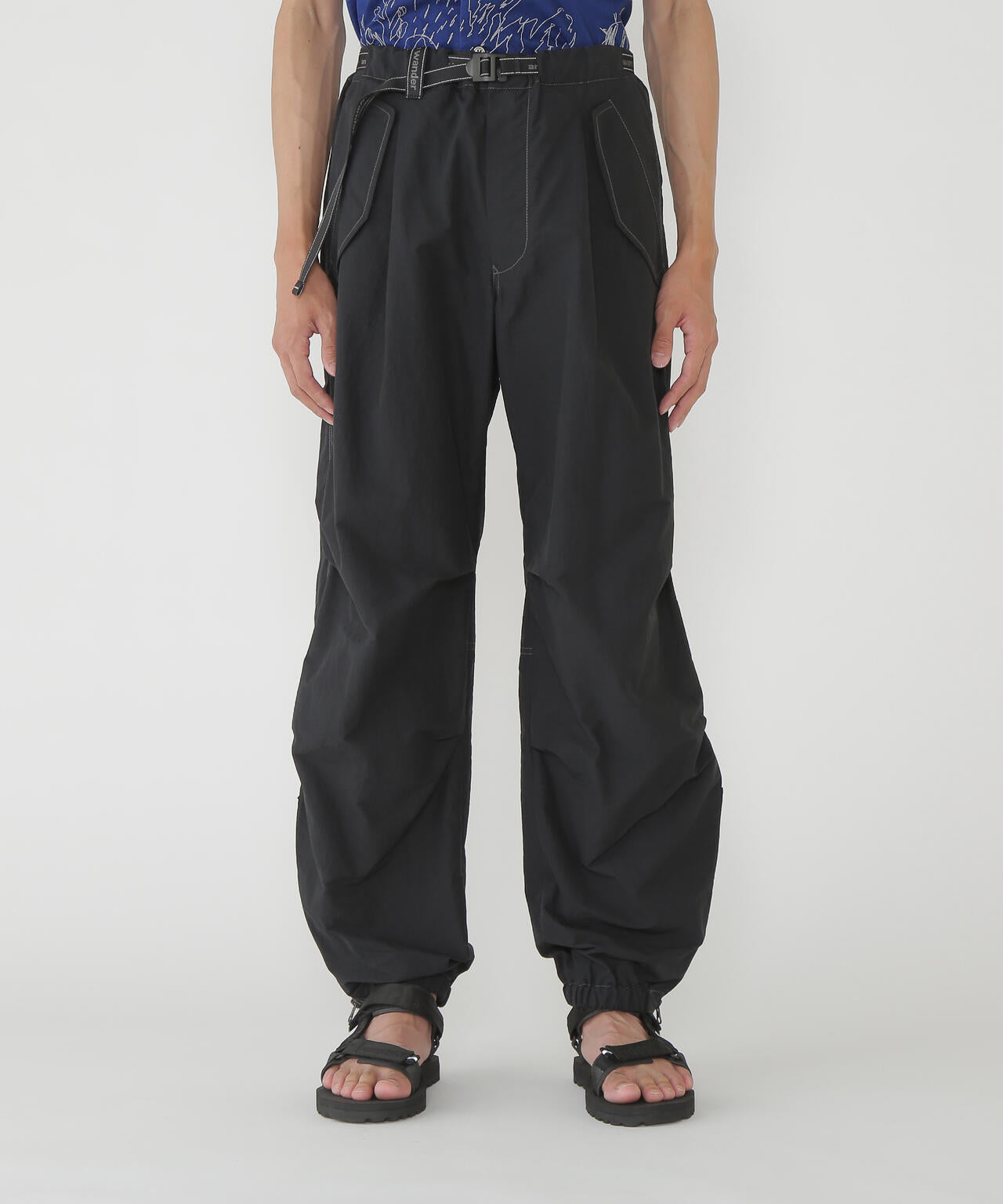 ottomancloth side zip hem pants | and wander（アンドワンダー