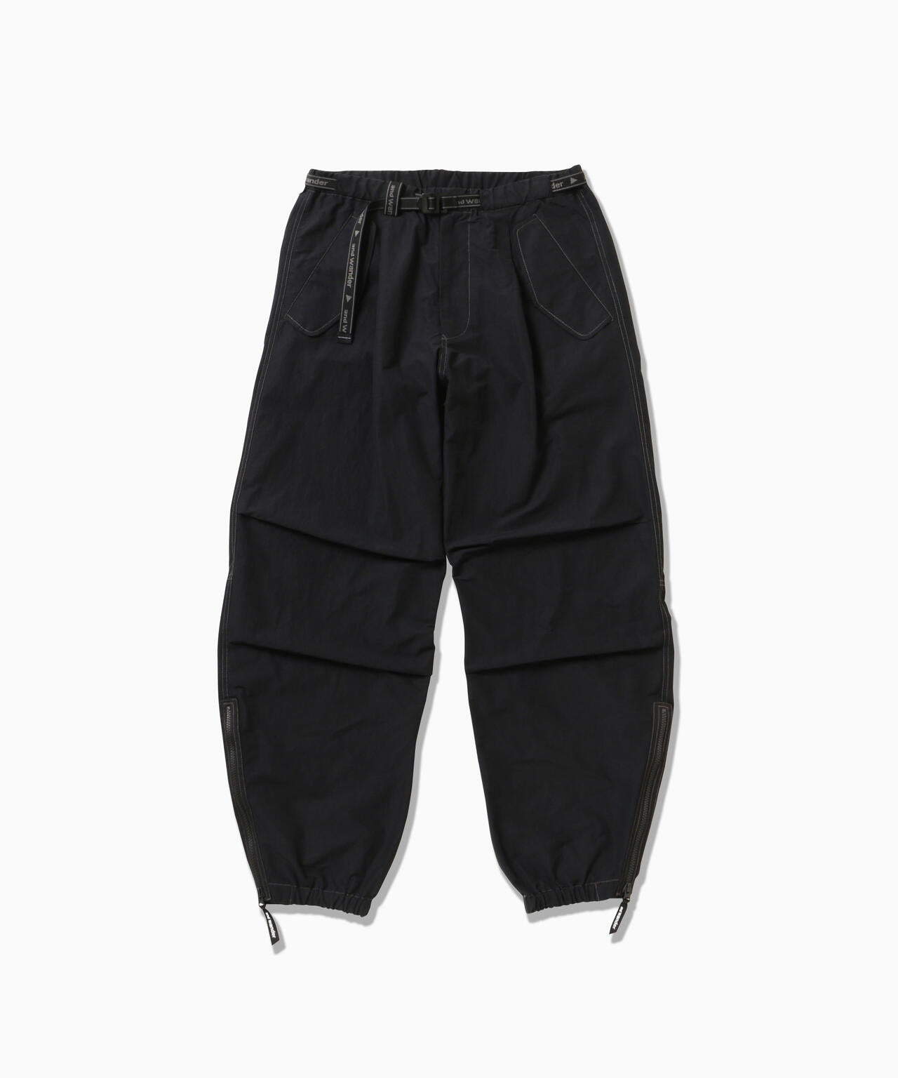 ottomancloth side zip hem pants | and wander（アンドワンダー