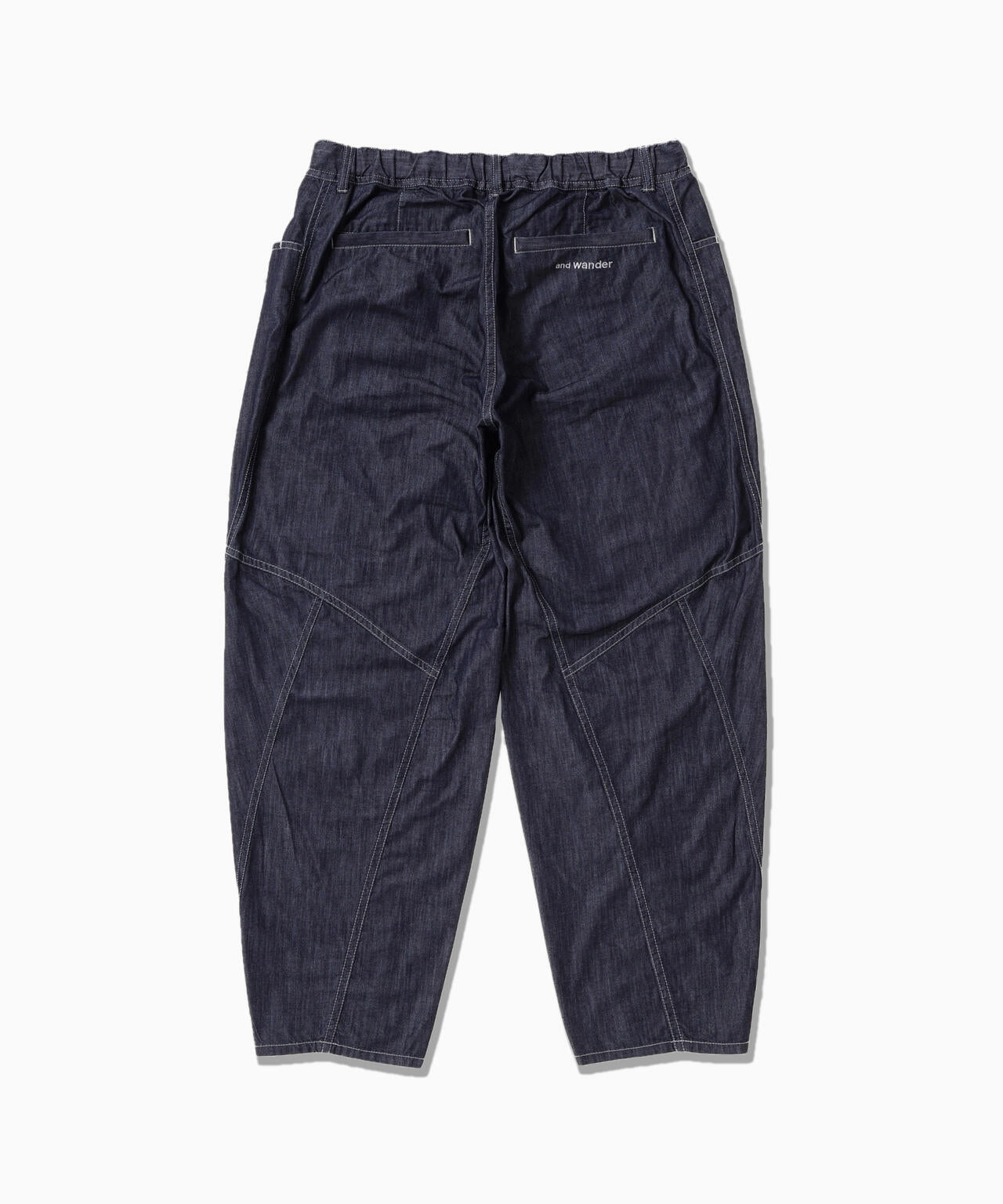 dry easy denim wide pants | and wander（アンドワンダー） ｜【公式