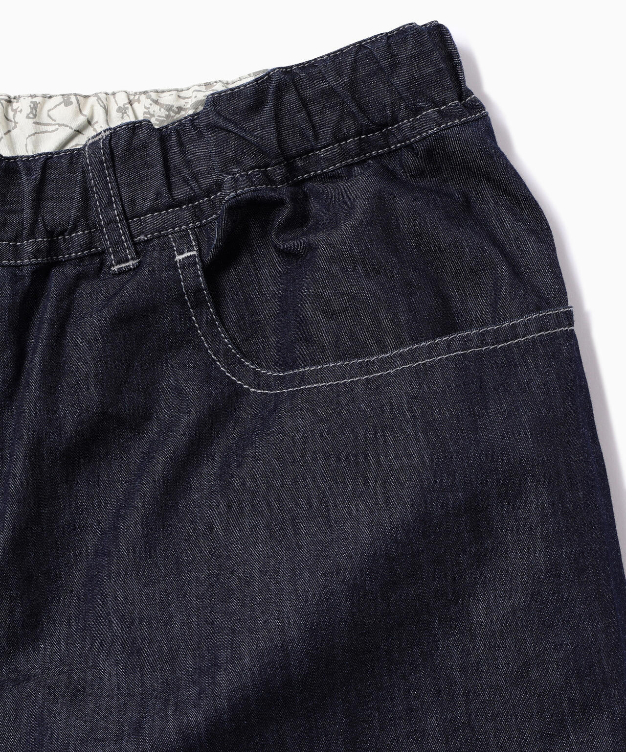 dry easy denim wide pants | and wander（アンドワンダー） ｜【公式