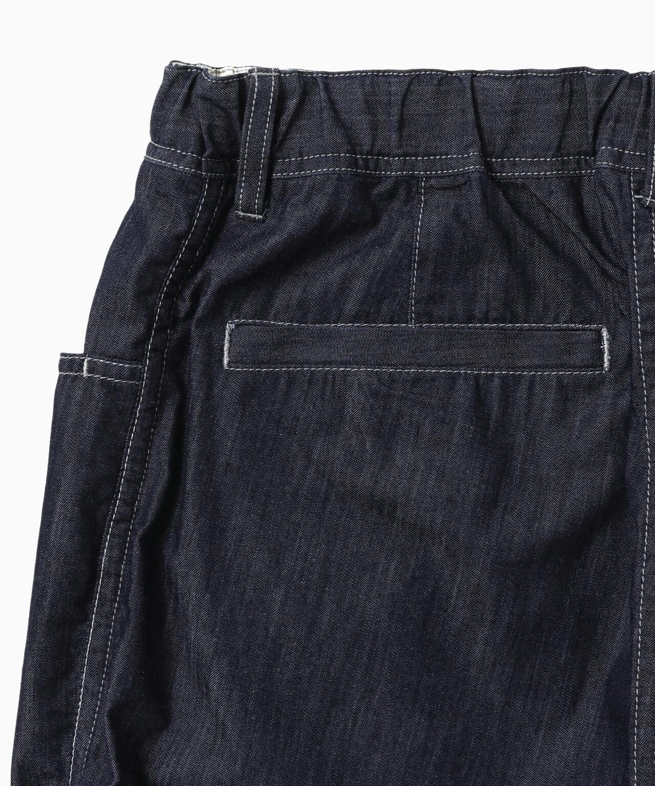 dry easy denim wide pants | and wander（アンドワンダー） ｜【公式