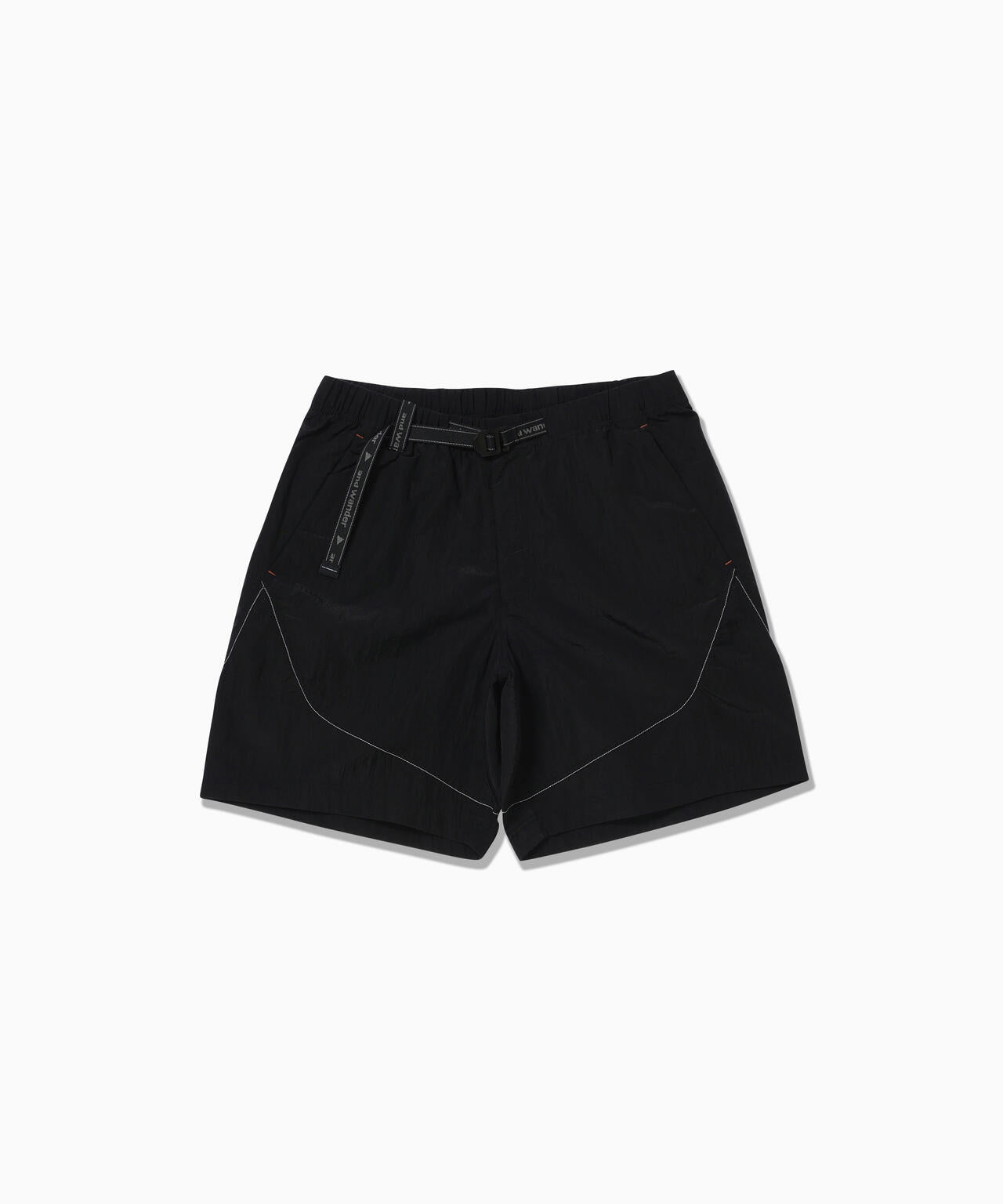 and wander × ROA コラボ ショートパンツ 黒 L(4) ROA × and wander ripstop wind short pants | and wander（アンド