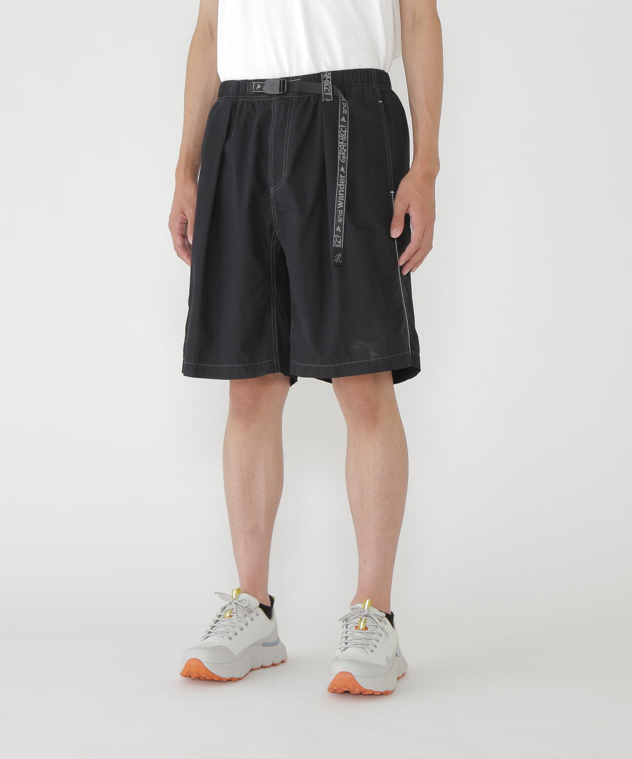 【新品】GRAMICCI and wander ブラックショートパンツ Gramicci × and wander C/N g-short | and wander（アンドワンダー