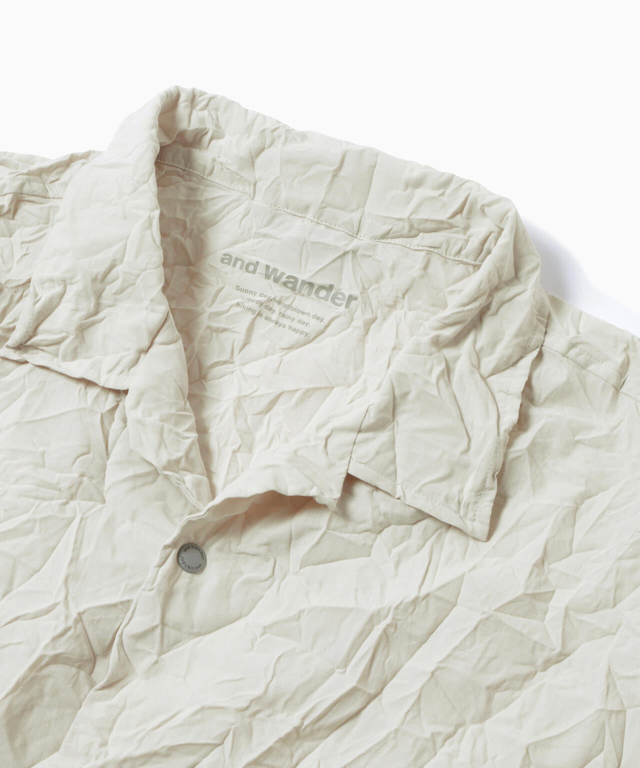 washer pleated open LS shirt (M)
