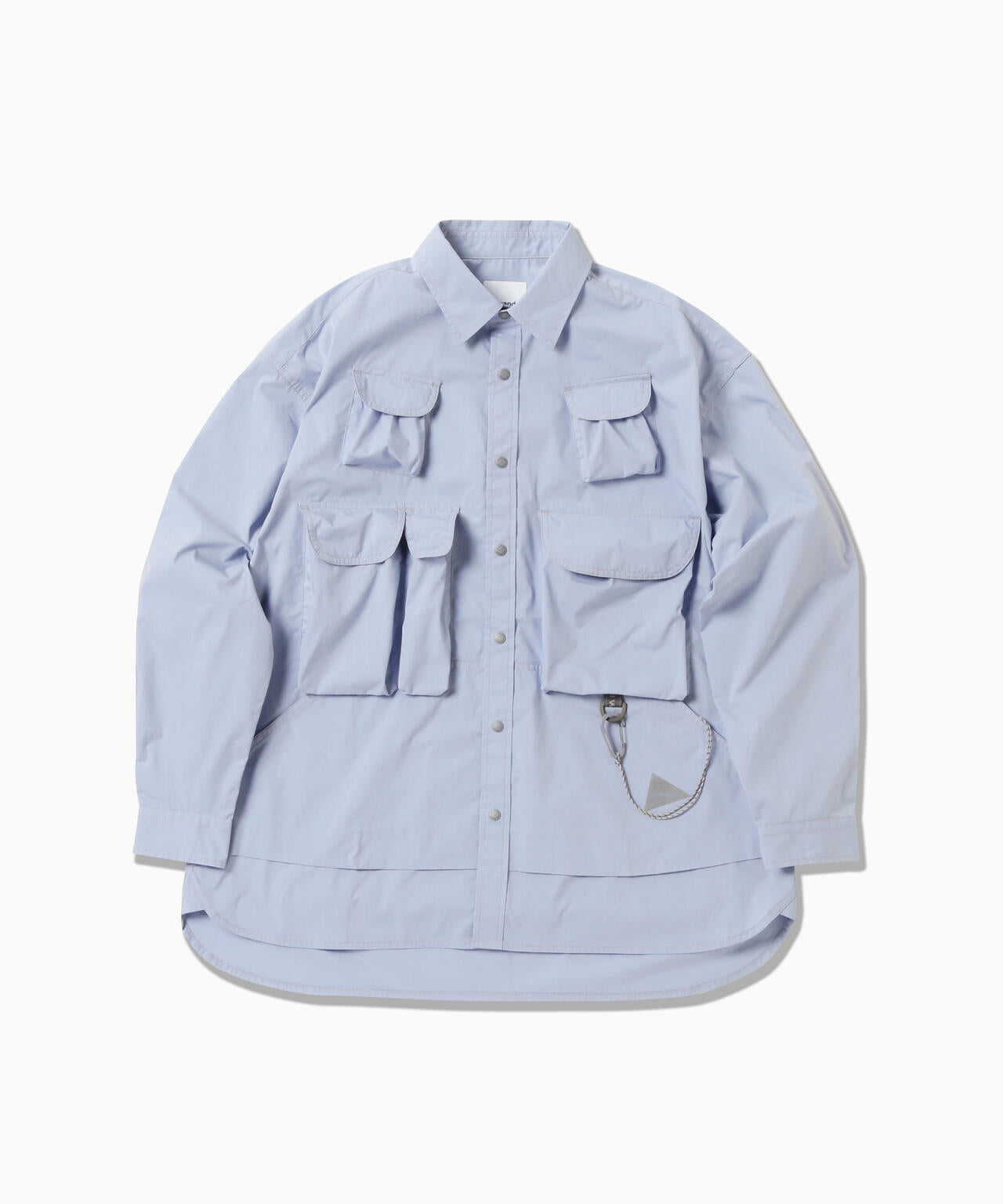 multi pocket LS shirt (M) | and wander（アンドワンダー） ｜【公式