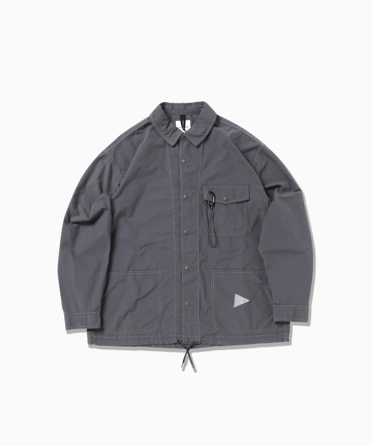 CORDURA cotton rip shirt jacket | and wander（アンドワンダー 