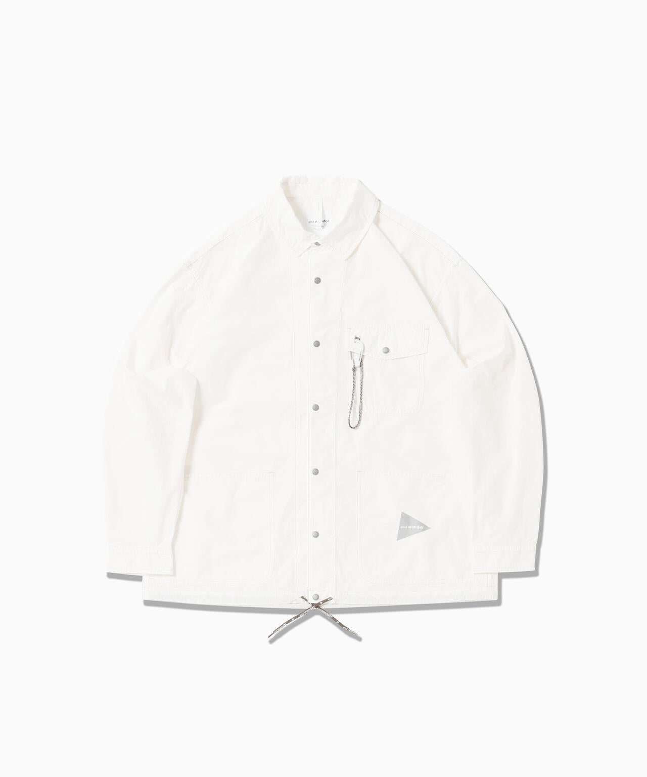CORDURA cotton rip shirt jacket | and wander（アンドワンダー