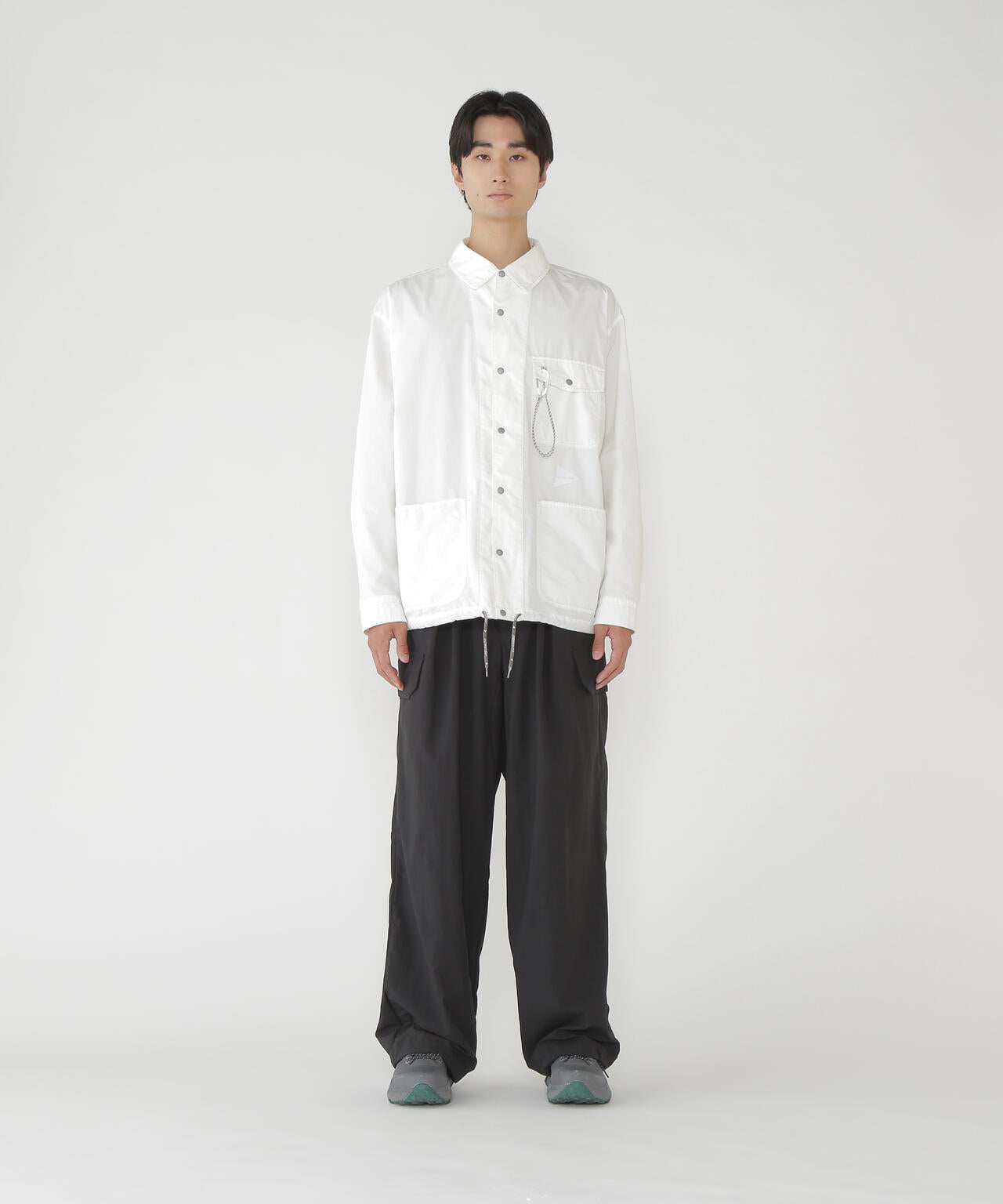 CORDURA cotton rip shirt jacket | and wander（アンドワンダー