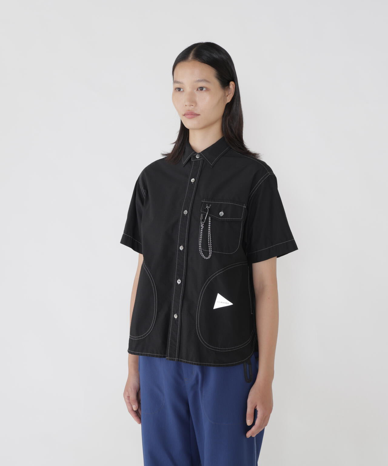 CORDURA cotton rip SS shirt | and wander（アンドワンダー