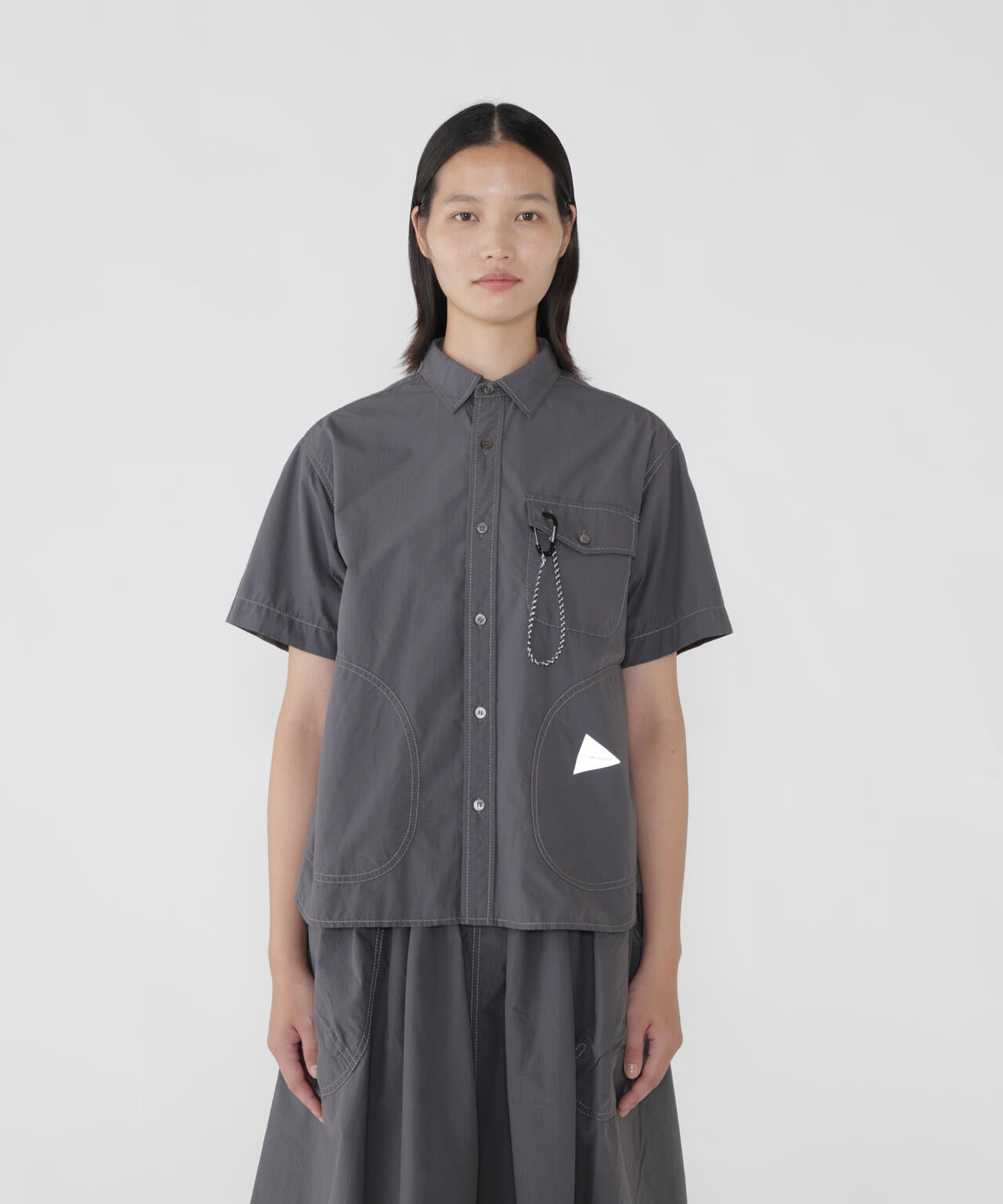 CORDURA cotton rip SS shirt | and wander（アンドワンダー