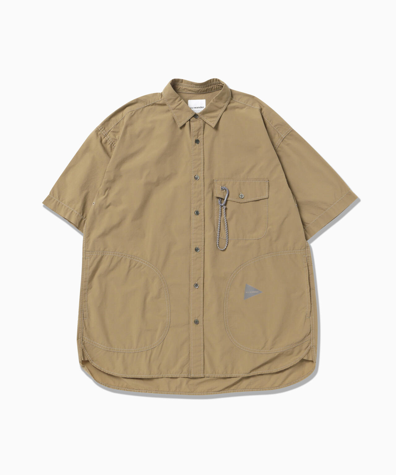 CORDURA cotton rip SS shirt | and wander（アンドワンダー