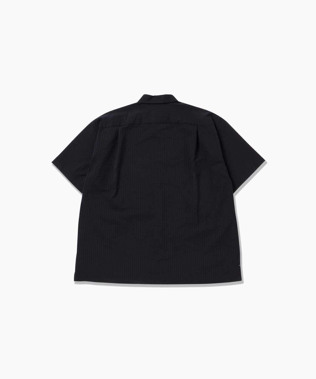 dry soft seersucker SS shirt | and wander（アンドワンダー