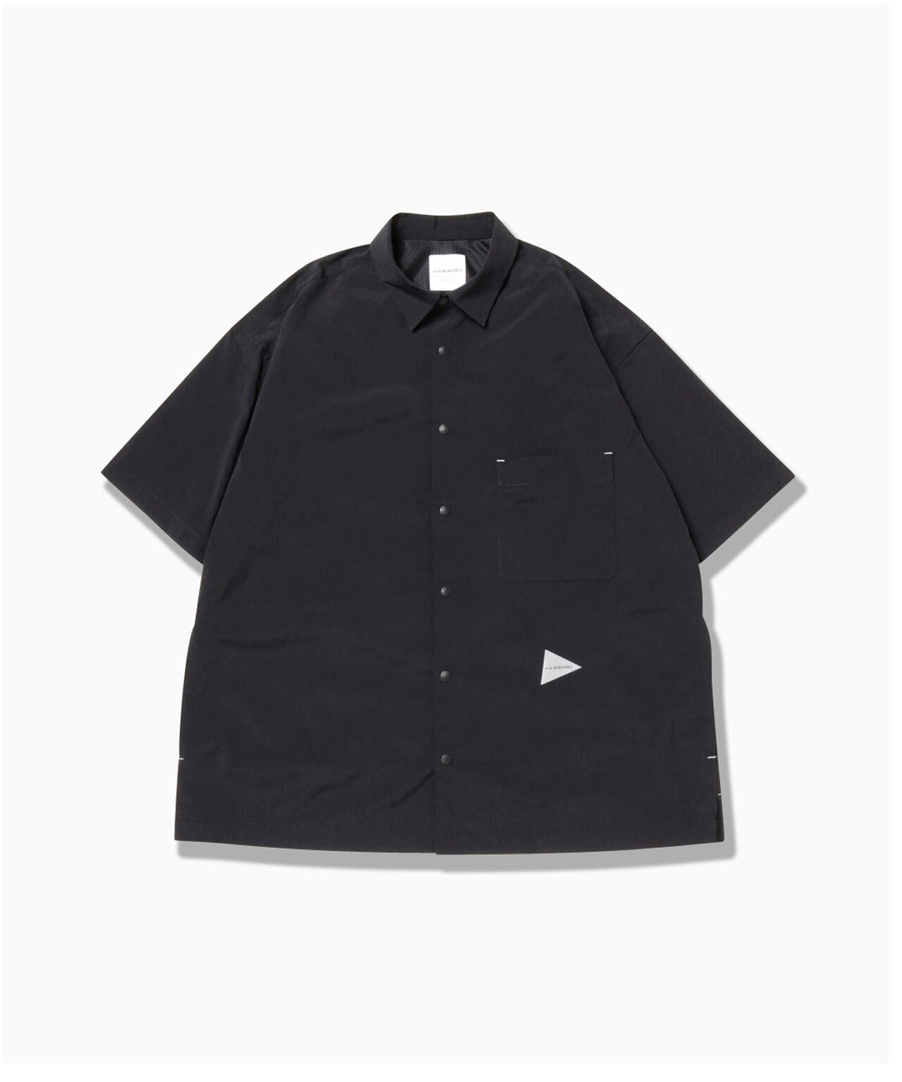 UV cut stretch SS shirt | and wander（アンドワンダー） ｜【公式
