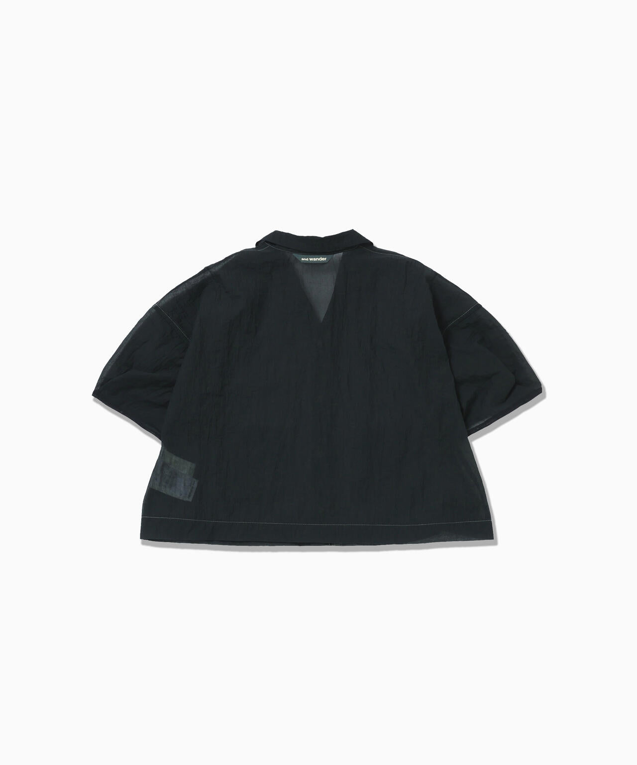 sheer ripstop SS shirt (W) | and wander（アンドワンダー） ｜【公式
