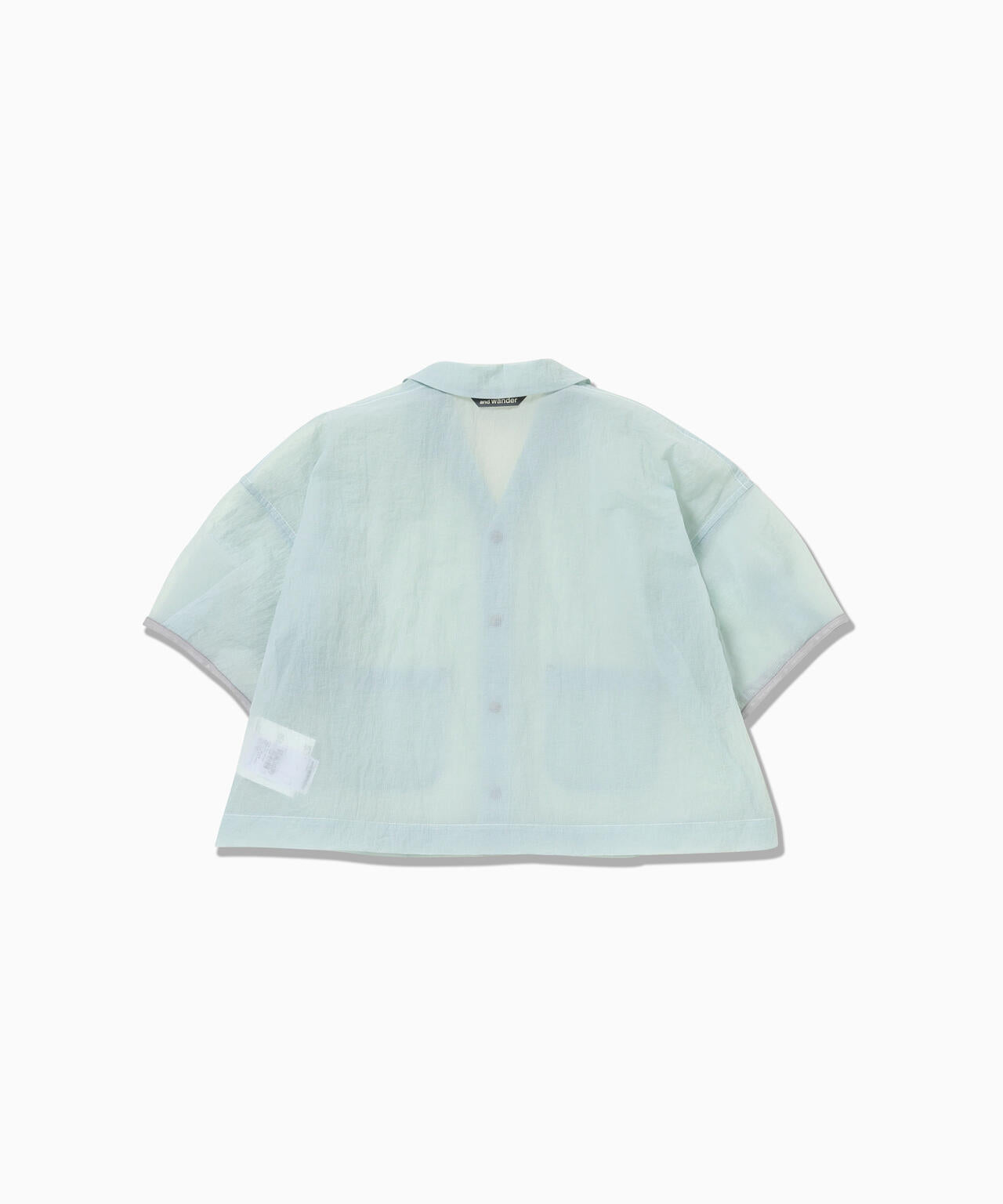 sheer ripstop SS shirt (W) | and wander（アンドワンダー） ｜【公式