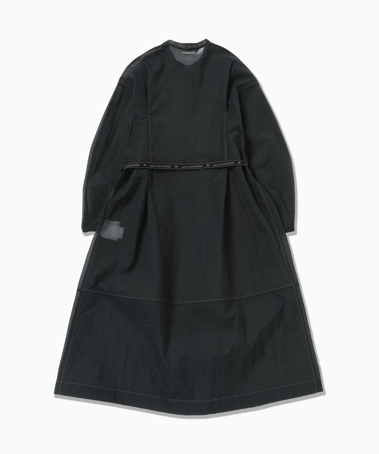 sheer ripstop long shirt (W) | シアー リップストップ シャツ