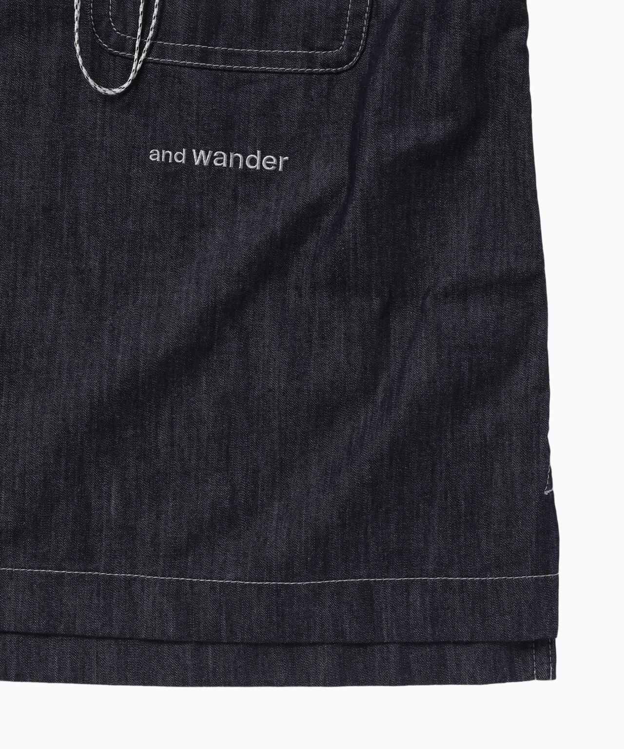 dry easy denim T (W) | and wander（アンドワンダー） ｜【公式】通販