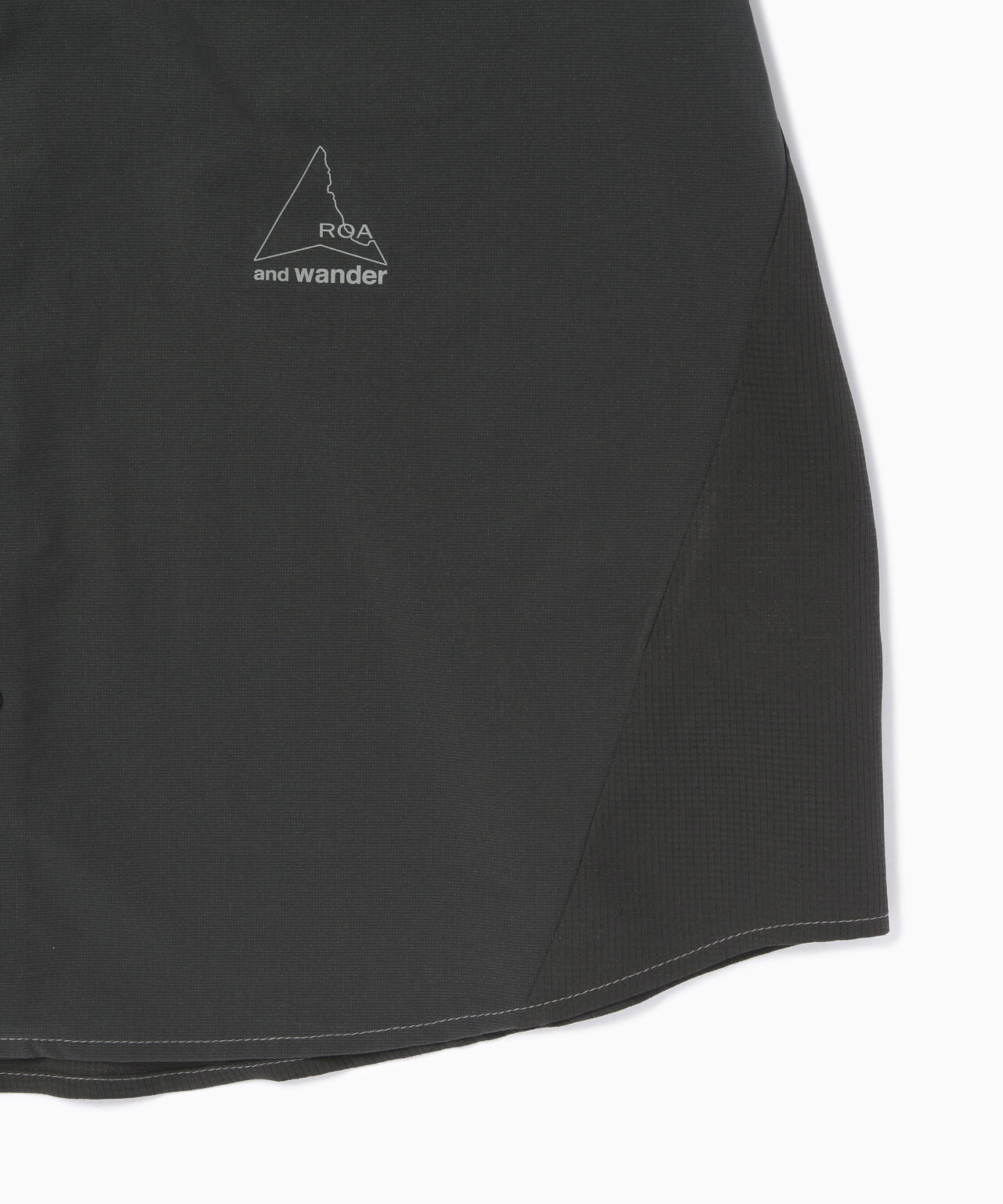 ROA × and wander breathable shirt | and wander（アンドワンダー