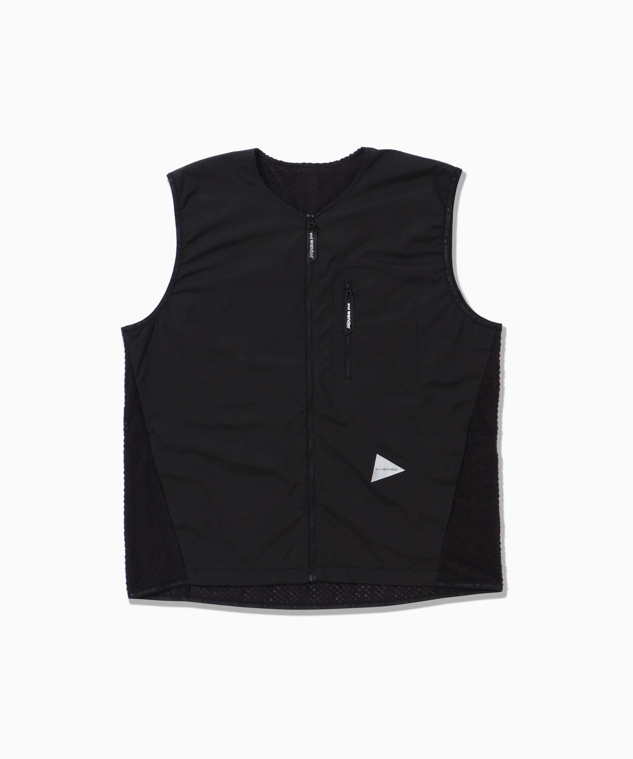 トップス and wander fleece vest black 1 air fleece vest | and wander（アンドワンダー） ｜【公式】通販mix