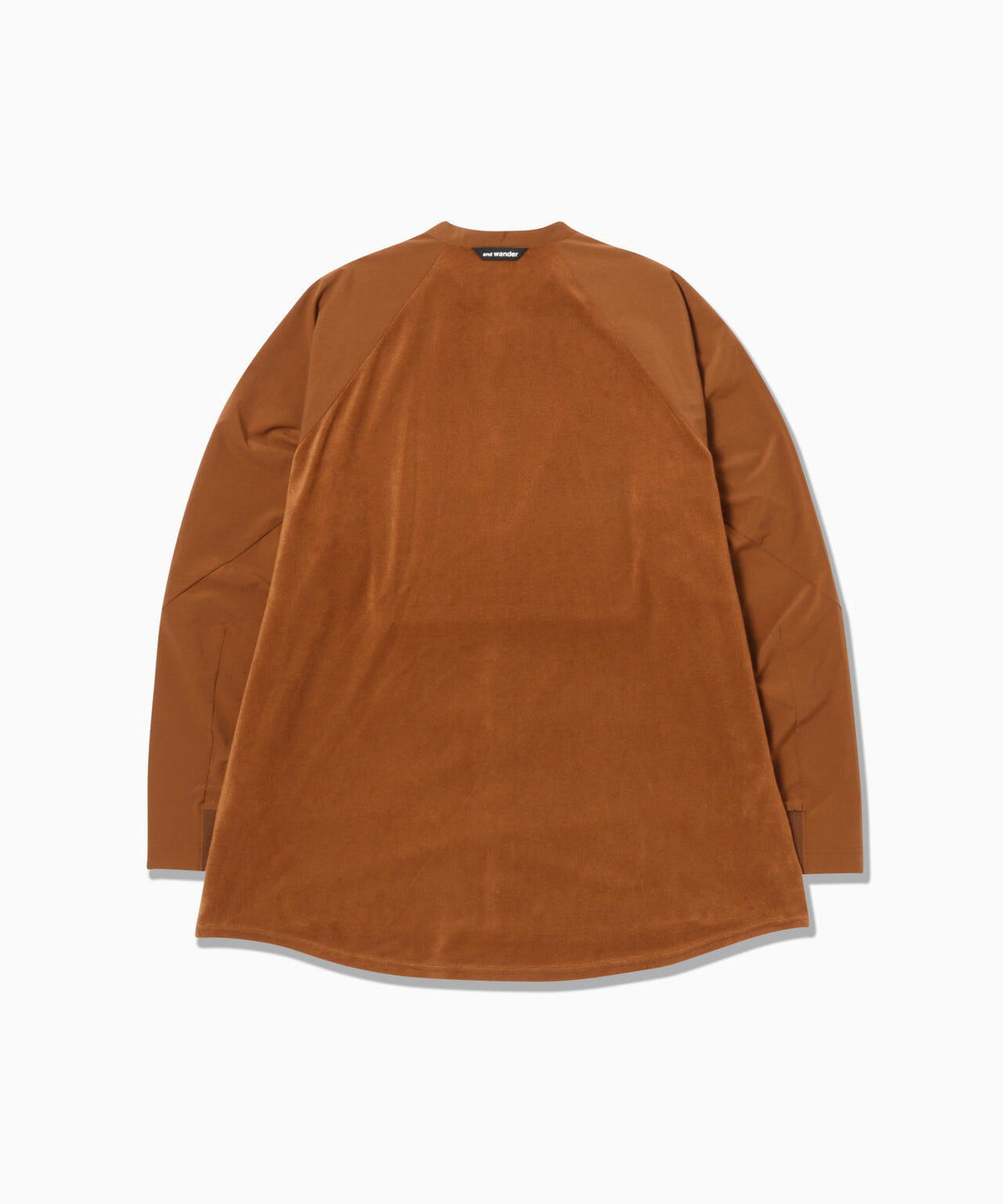 fleece base band collar shirt